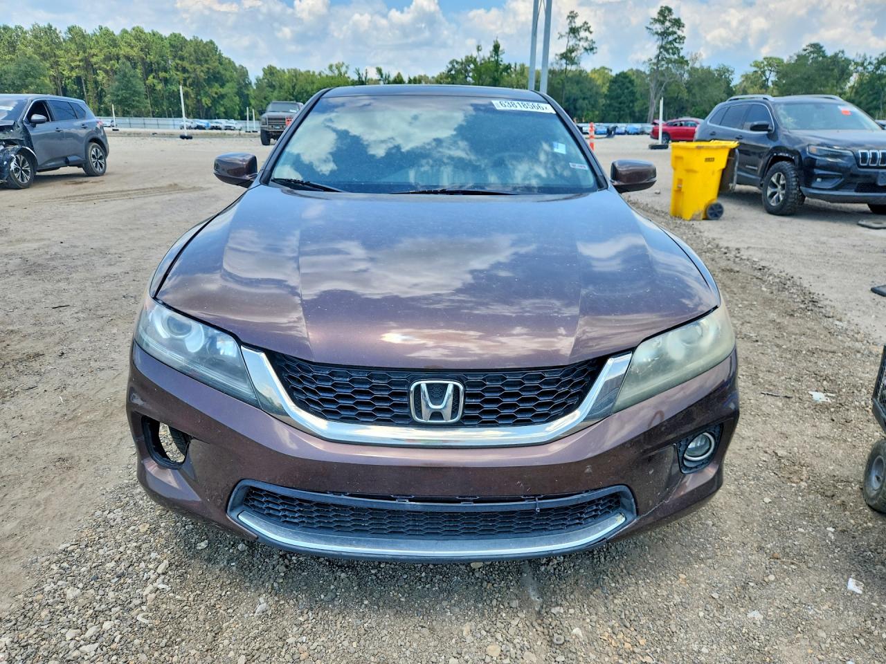 2014 Honda Accord Ex Brown vin: 1HGCT1B73EA007046