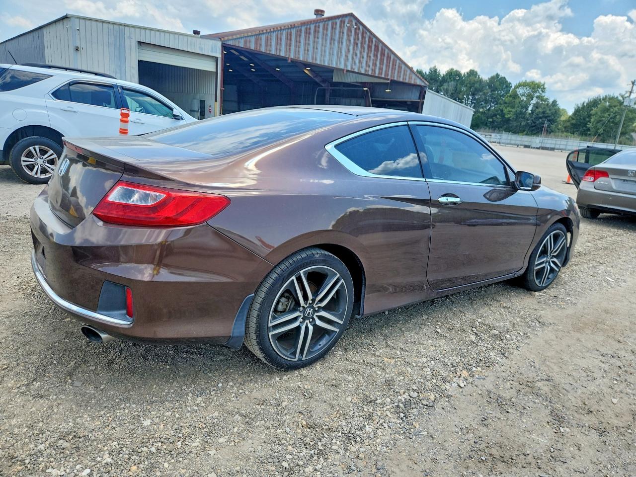 2014 Honda Accord Ex Brown vin: 1HGCT1B73EA007046
