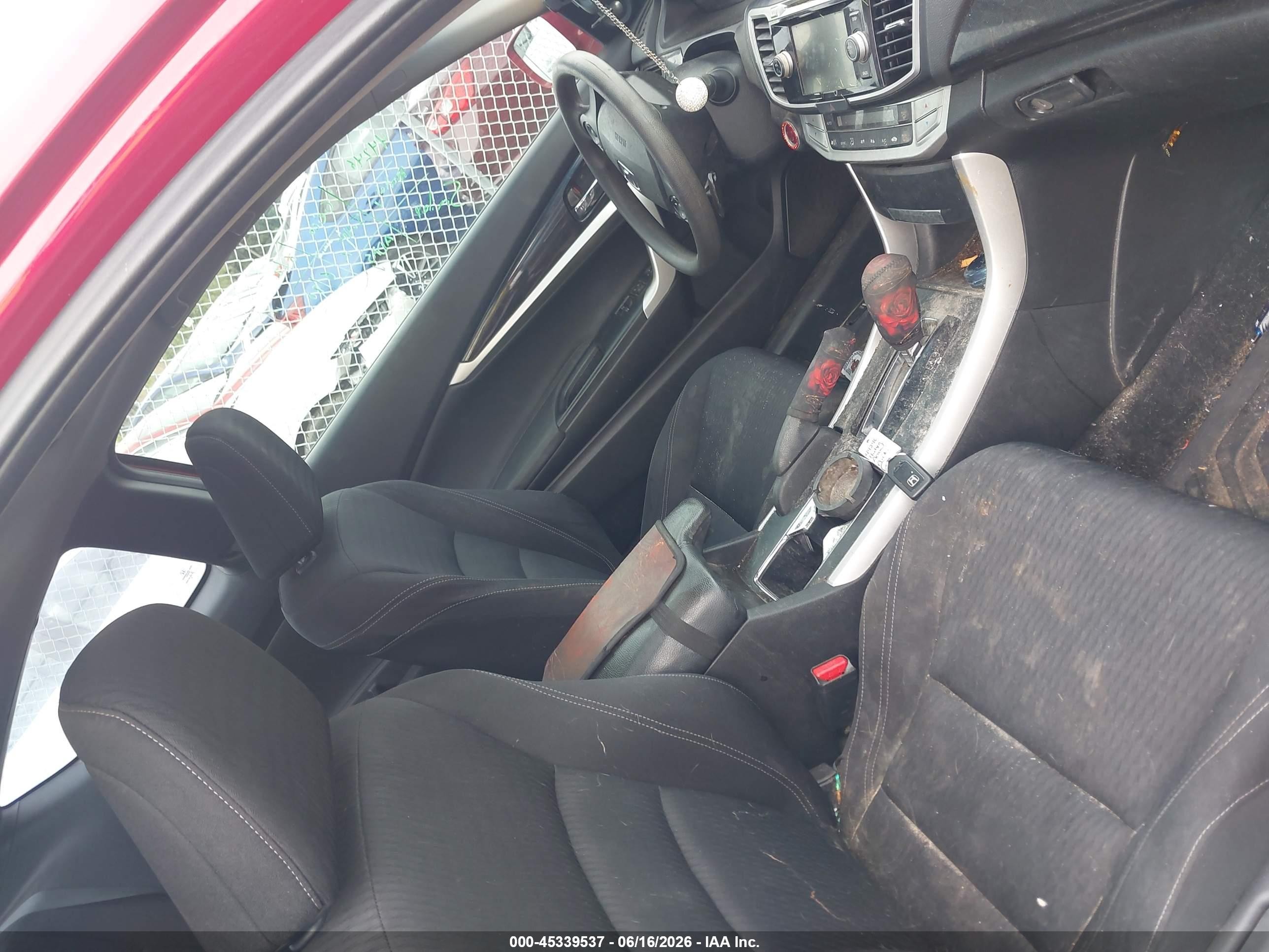 2014 Honda Accord Ex Red vin: 1HGCT1B73EA014465