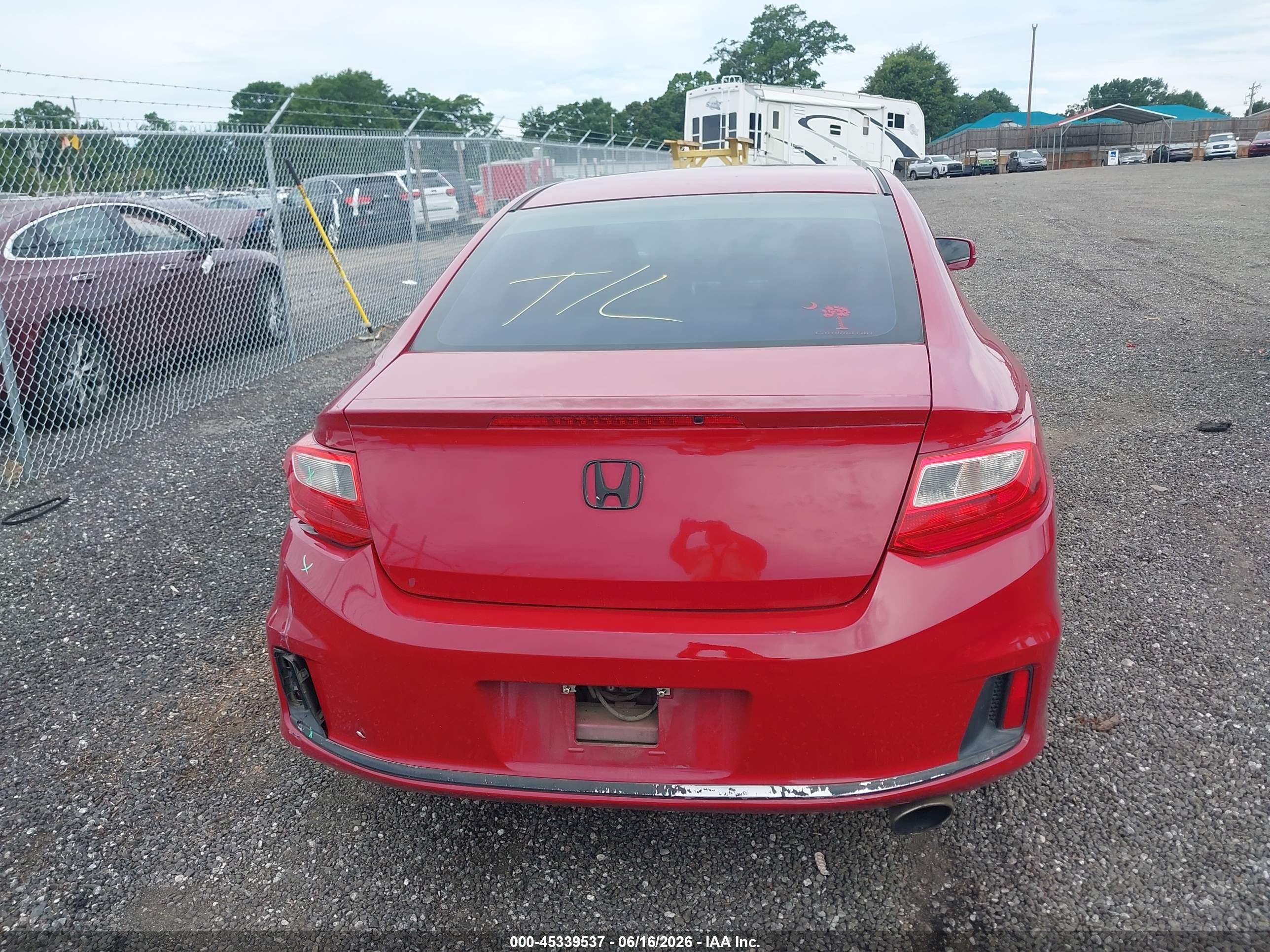 2014 Honda Accord Ex Red vin: 1HGCT1B73EA014465
