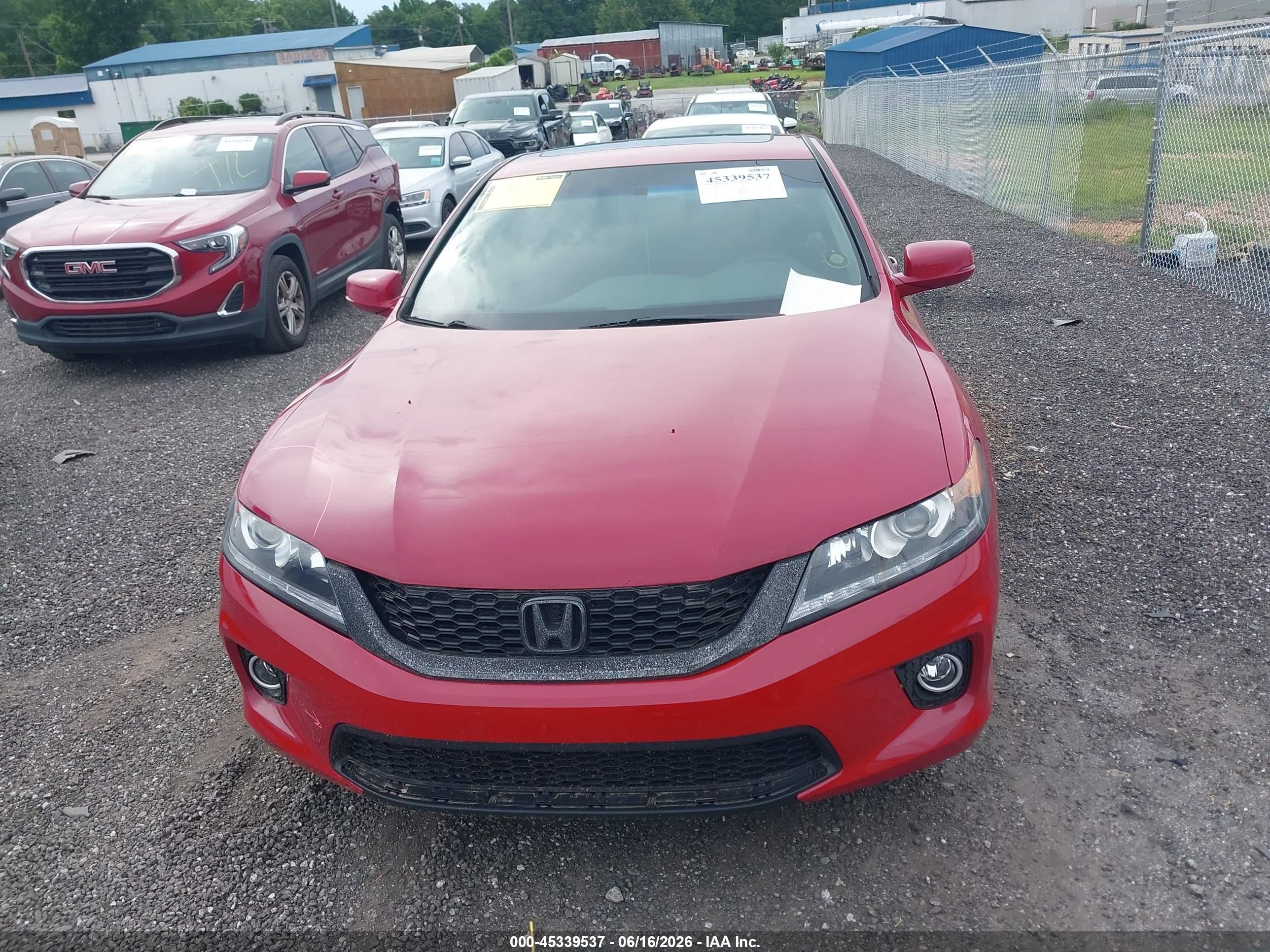 2014 Honda Accord Ex Red vin: 1HGCT1B73EA014465