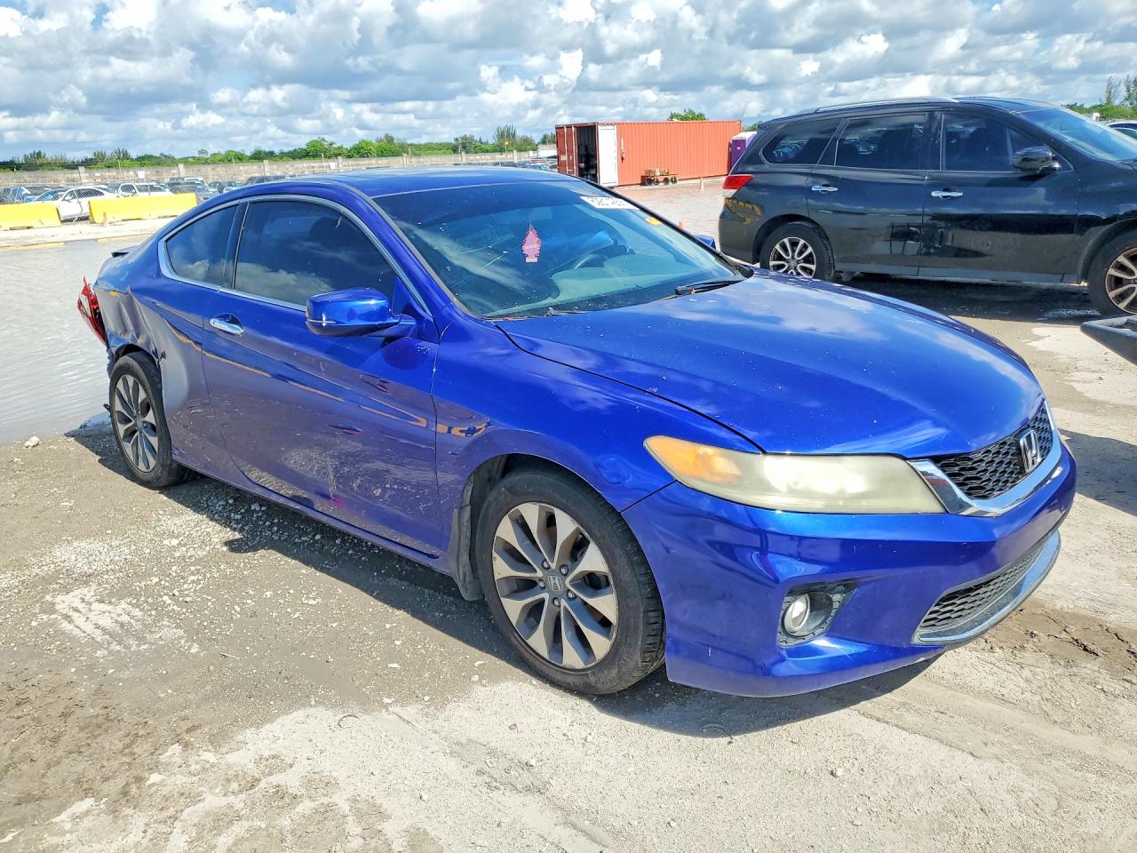 2013 Honda Accord Ex Blue vin: 1HGCT1B74DA019933