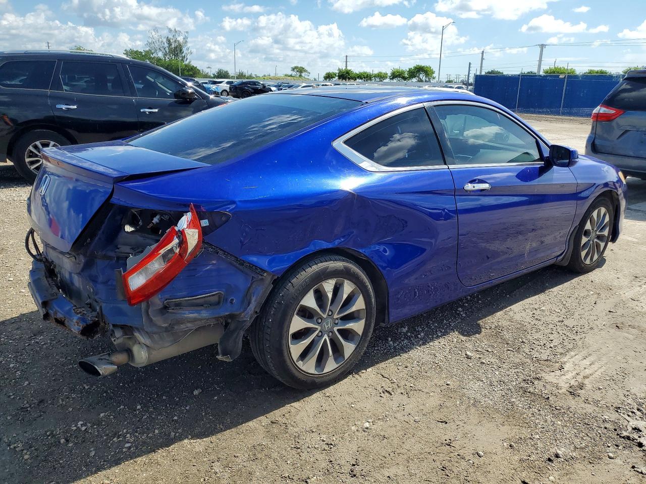 2013 Honda Accord Ex Blue vin: 1HGCT1B74DA019933