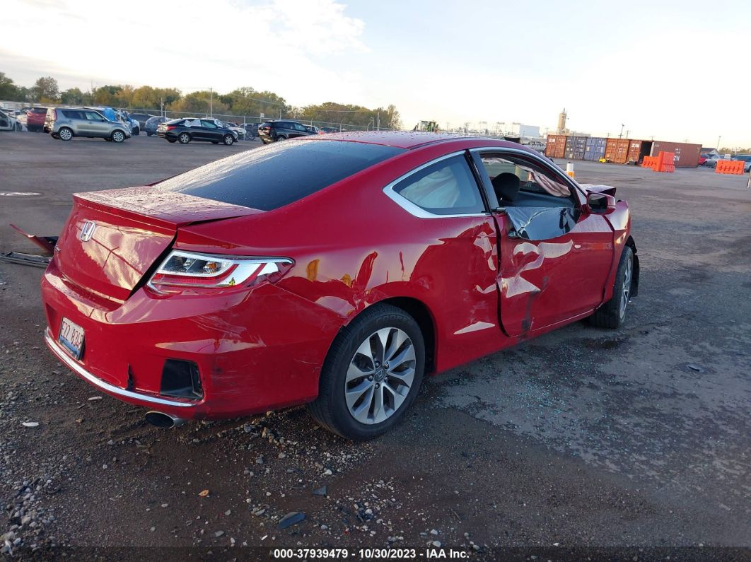 2014 Honda Accord Ex Red vin: 1HGCT1B74EA003376