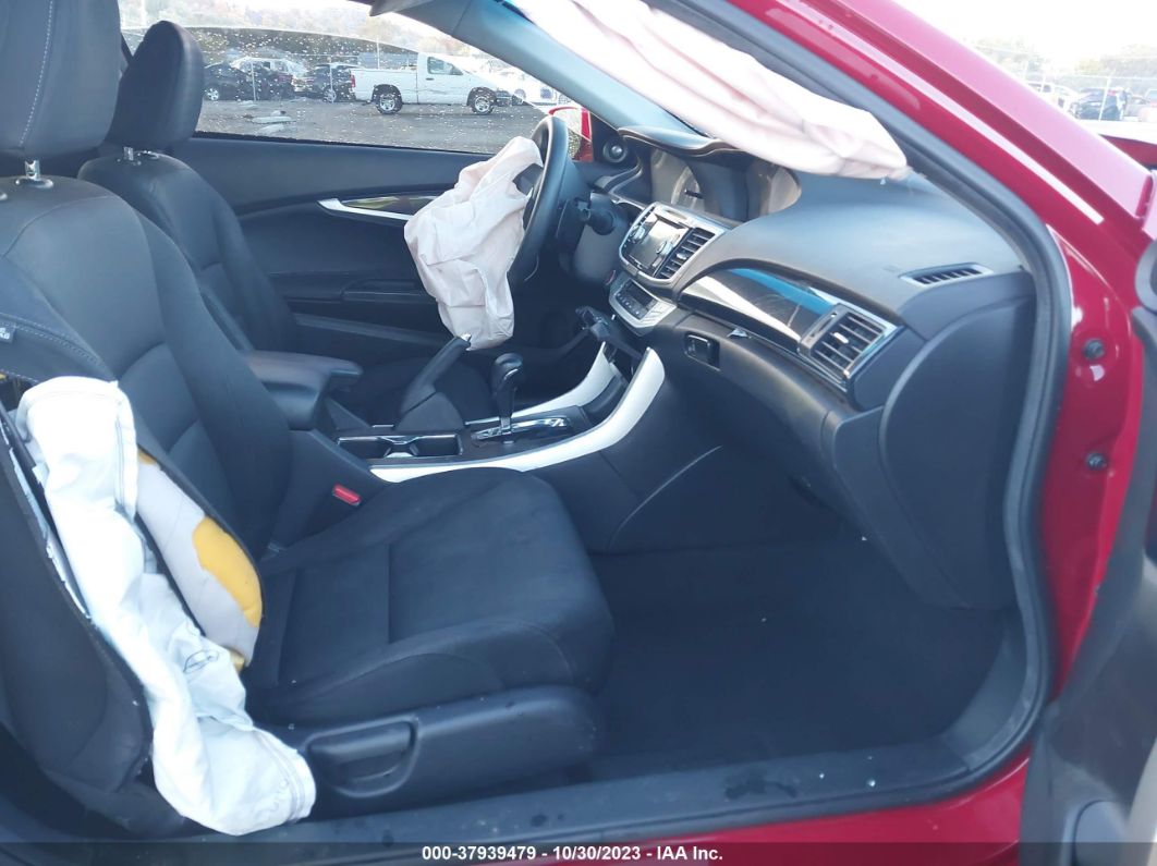 2014 Honda Accord Ex Red vin: 1HGCT1B74EA003376