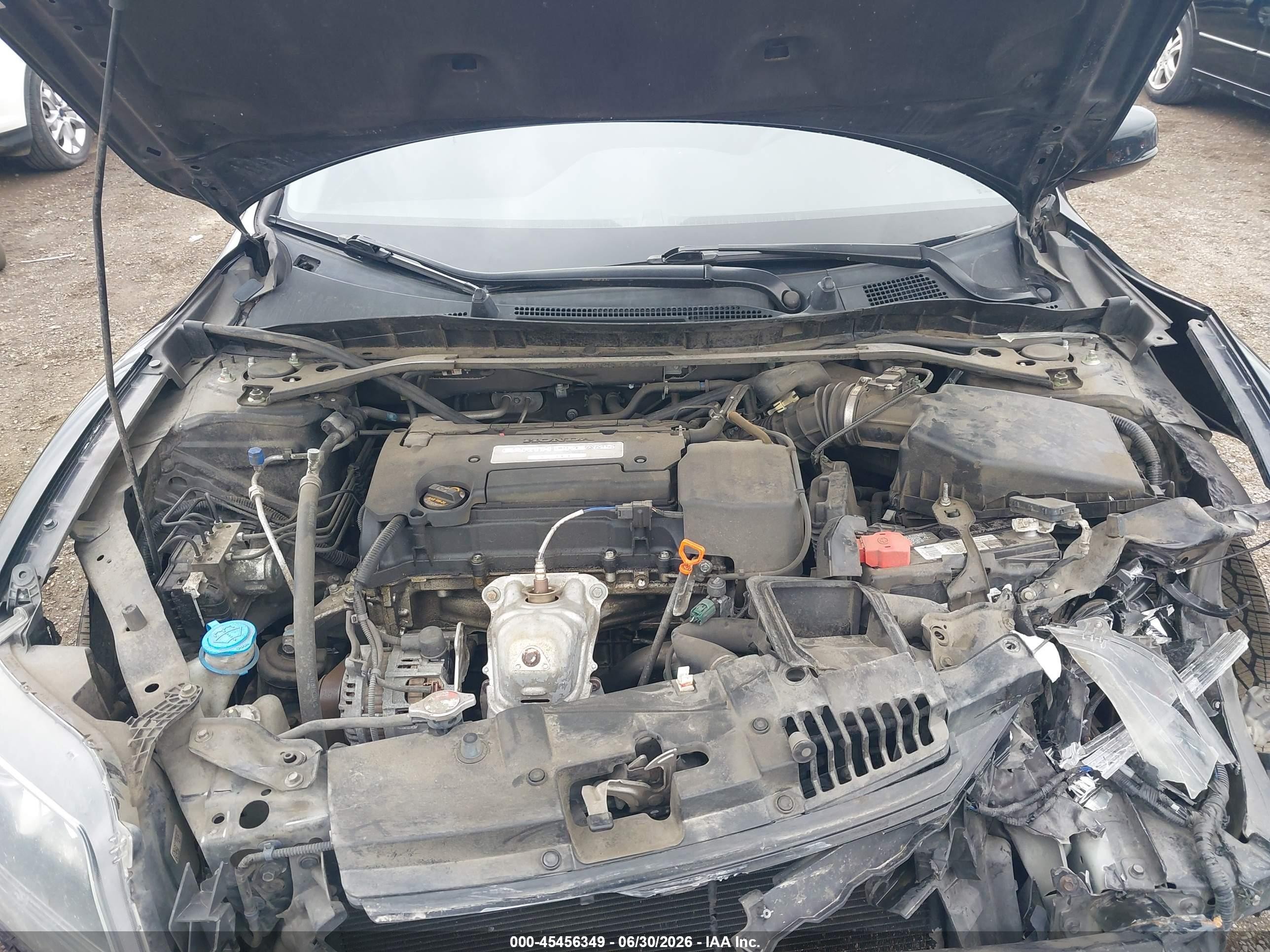 2014 Honda Accord Ex Черный vin: 1HGCT1B74EA008156