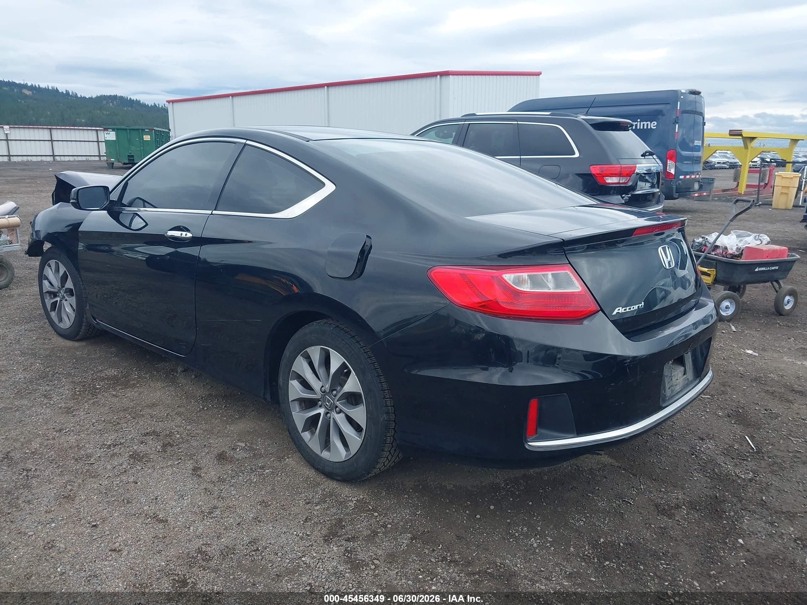 2014 Honda Accord Ex Черный vin: 1HGCT1B74EA008156