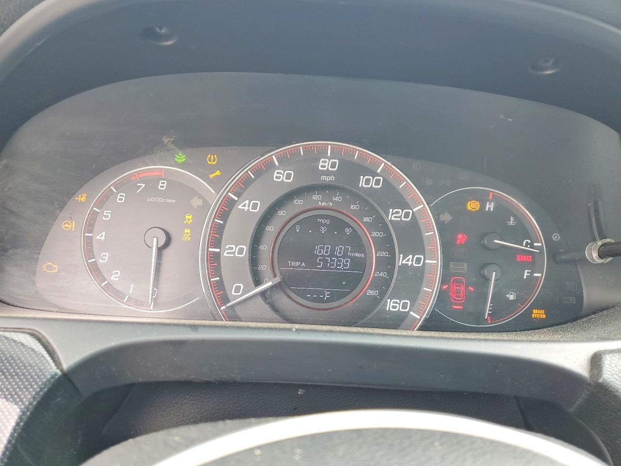2015 Honda Accord Ex Красный vin: 1HGCT1B74FA004450