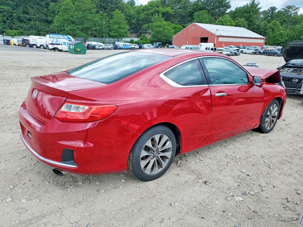 2015 Honda Accord Ex Красный vin: 1HGCT1B74FA004450