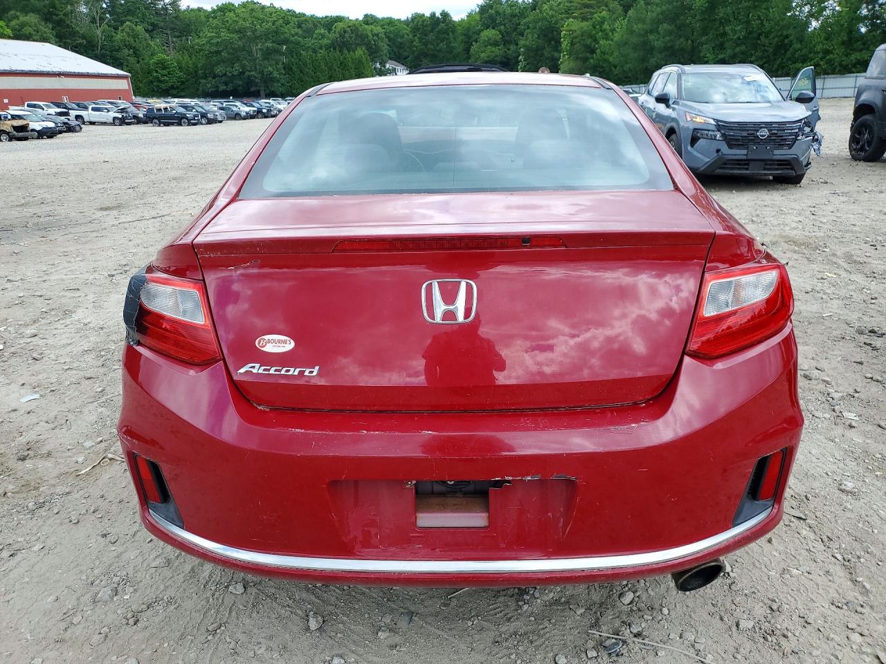 2015 Honda Accord Ex Красный vin: 1HGCT1B74FA004450