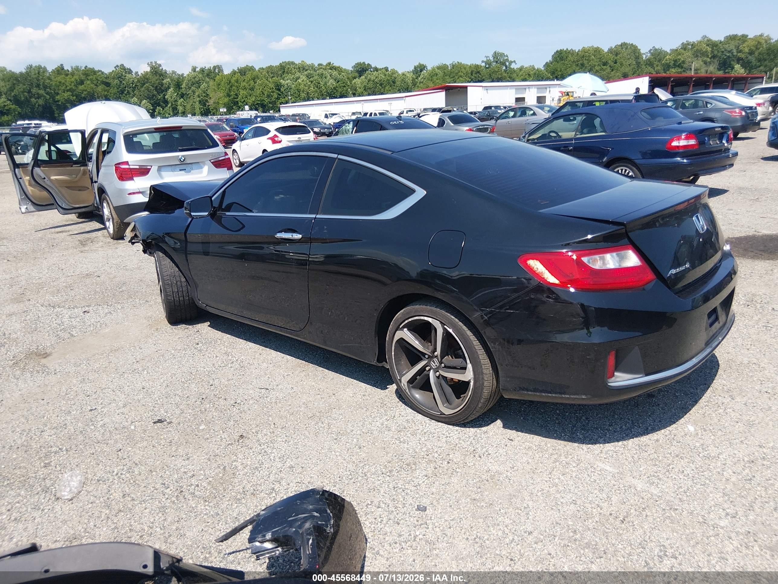 2015 Honda Accord Ex Black vin: 1HGCT1B74FA009776