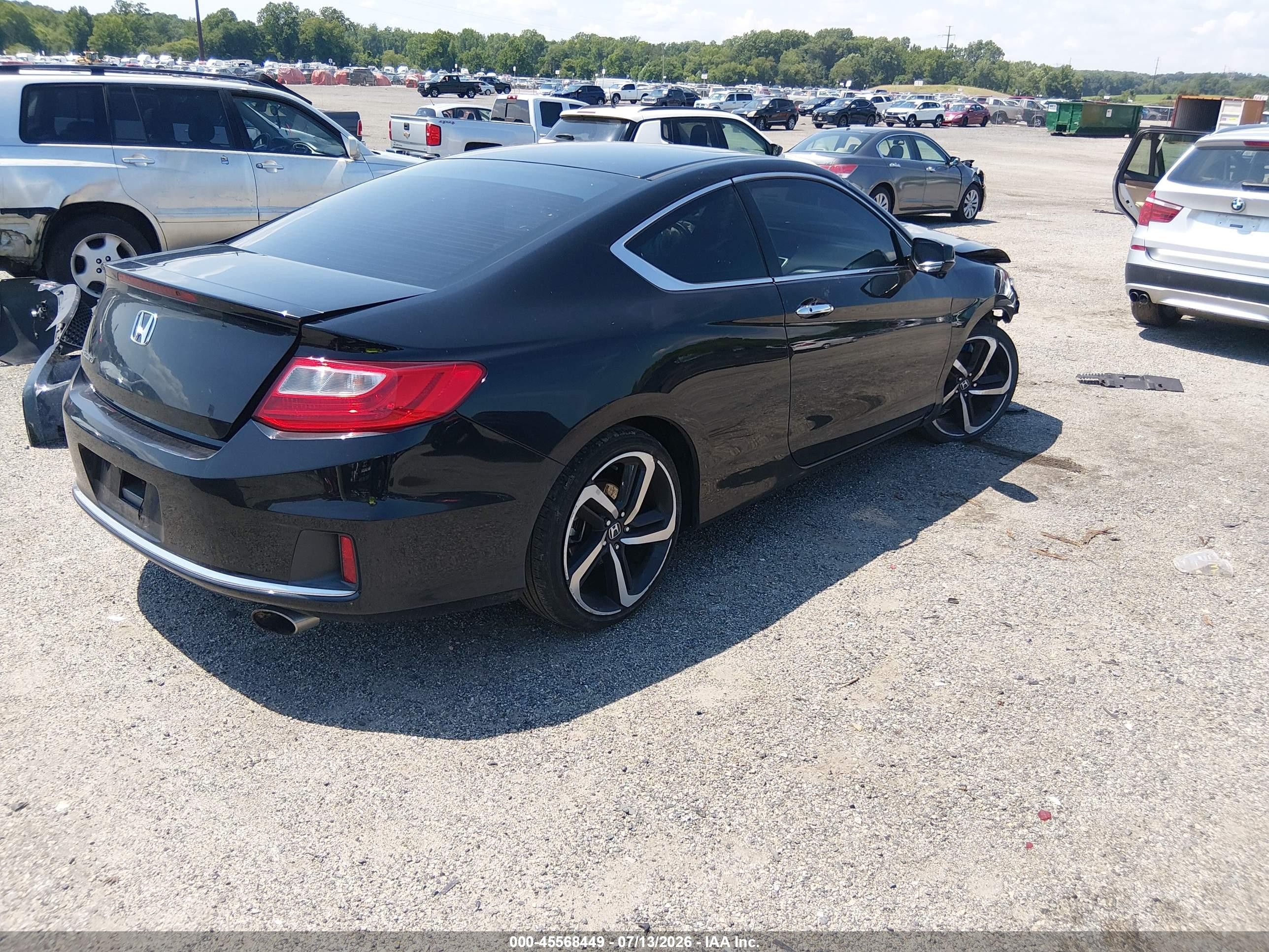 2015 Honda Accord Ex Black vin: 1HGCT1B74FA009776