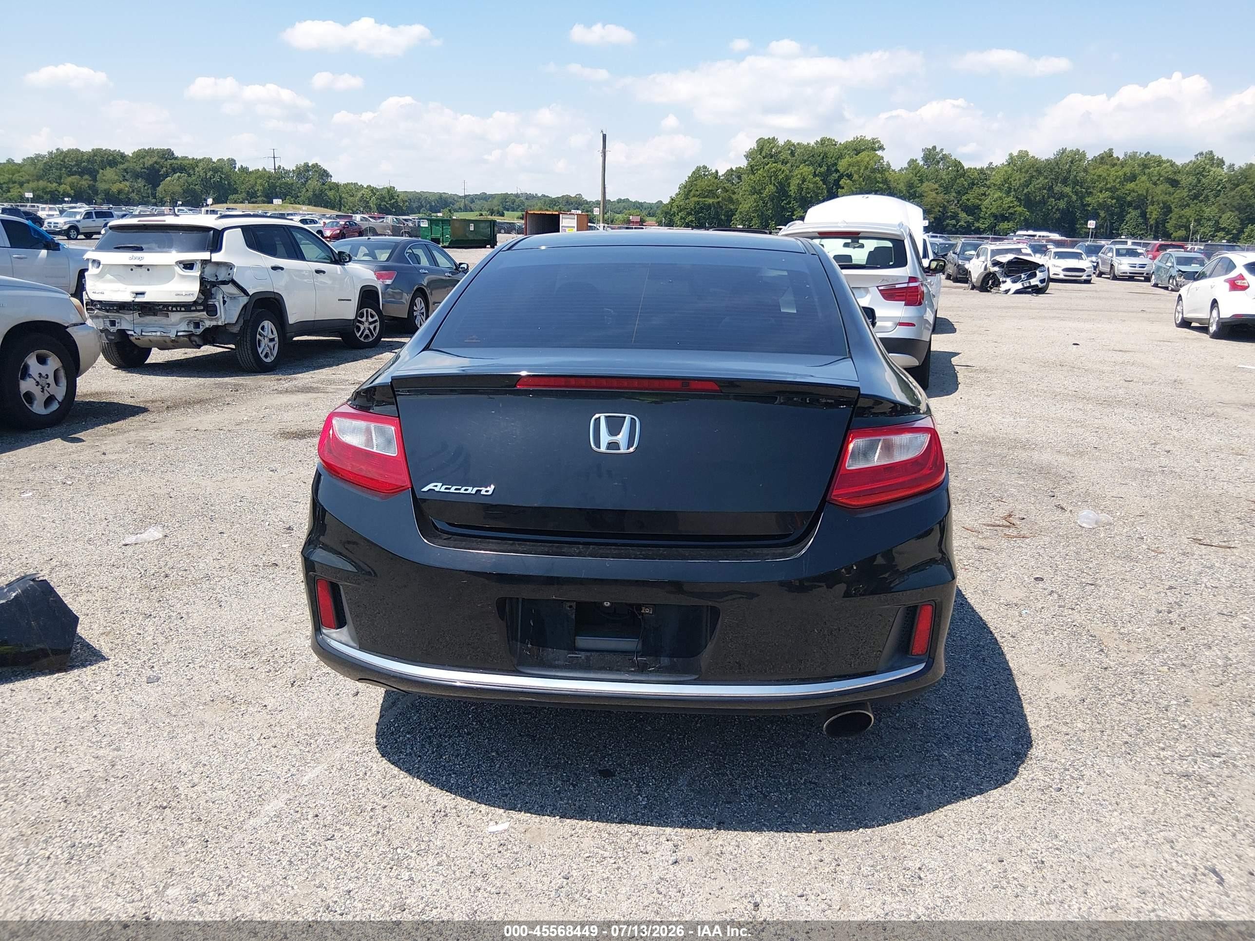 2015 Honda Accord Ex Black vin: 1HGCT1B74FA009776