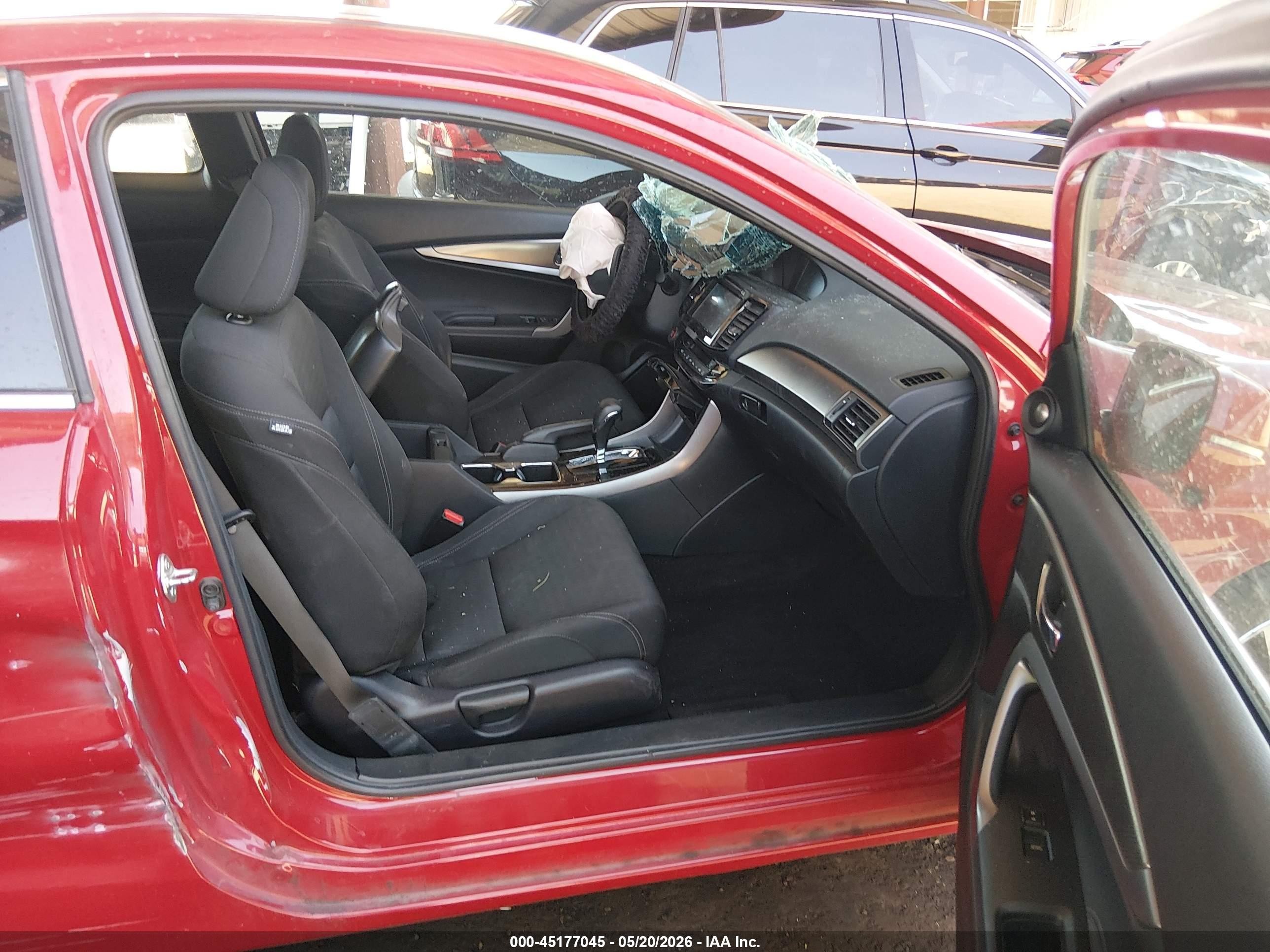 2016 Honda Accord Ex Red vin: 1HGCT1B75GA005429