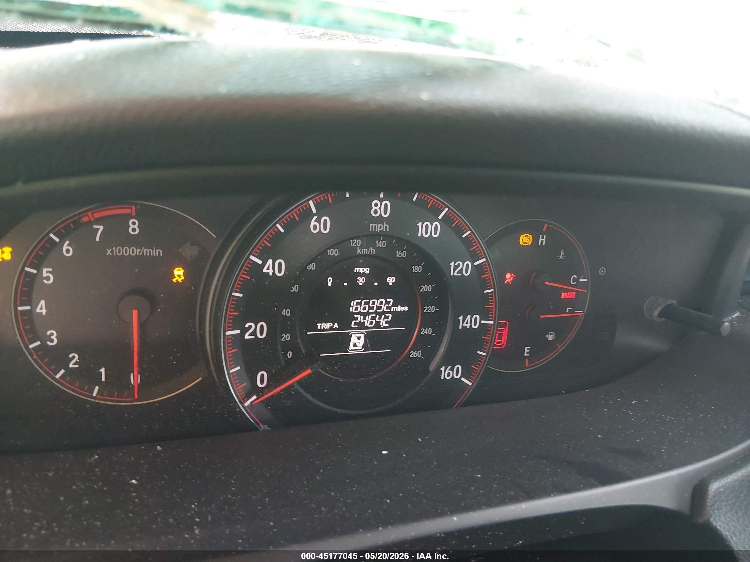 2016 Honda Accord Ex Red vin: 1HGCT1B75GA005429