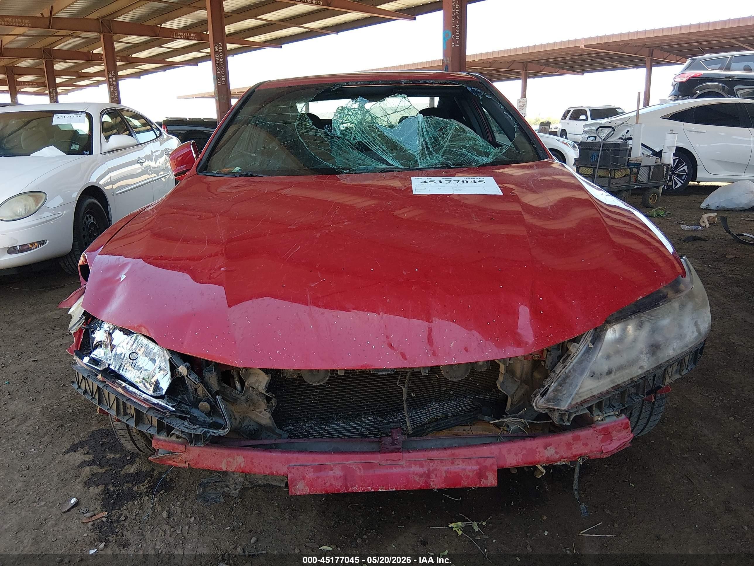 2016 Honda Accord Ex Red vin: 1HGCT1B75GA005429