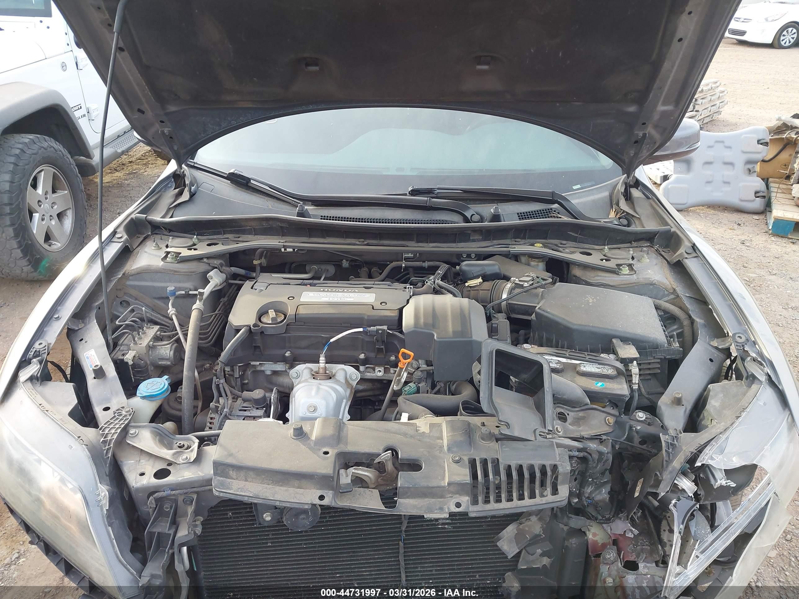 2013 Honda Accord Ex Gray vin: 1HGCT1B76DA015155