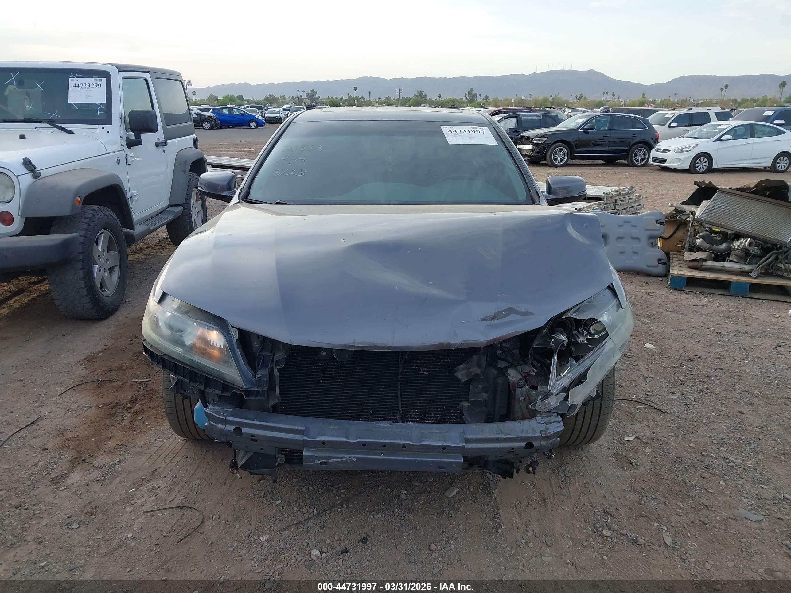 2013 Honda Accord Ex Gray vin: 1HGCT1B76DA015155