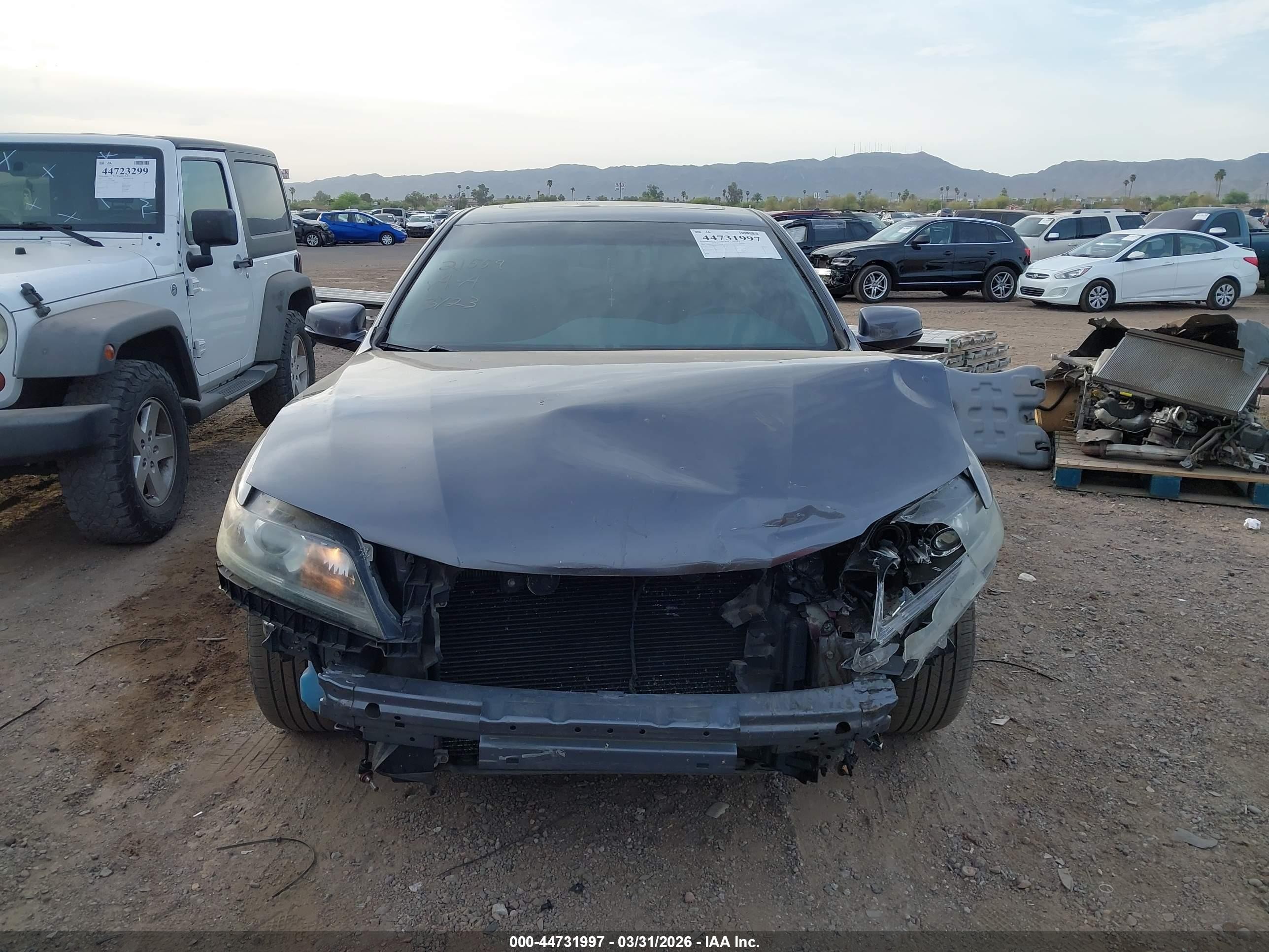 2013 Honda Accord Ex Gray vin: 1HGCT1B76DA015155