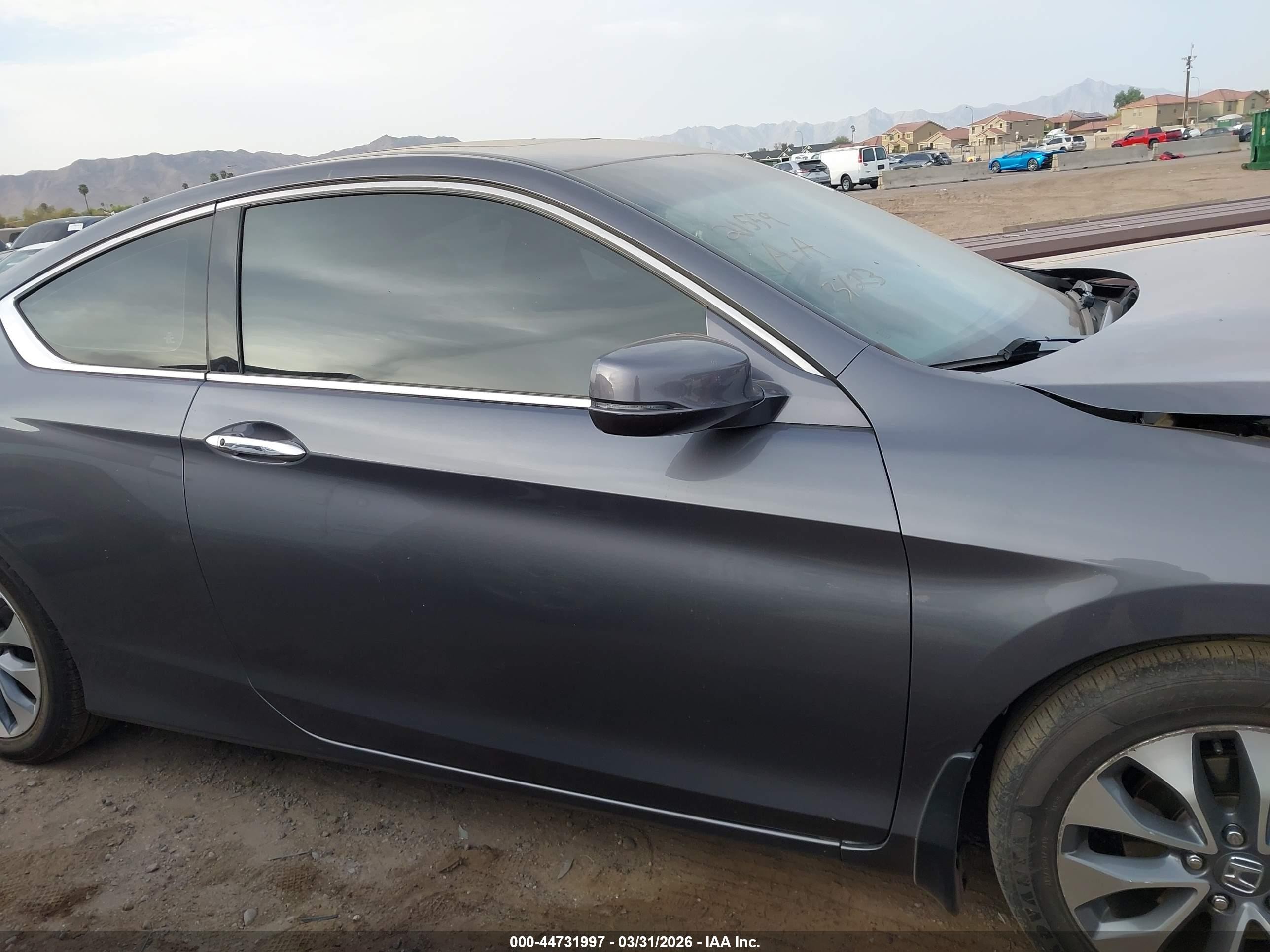 2013 Honda Accord Ex Gray vin: 1HGCT1B76DA015155