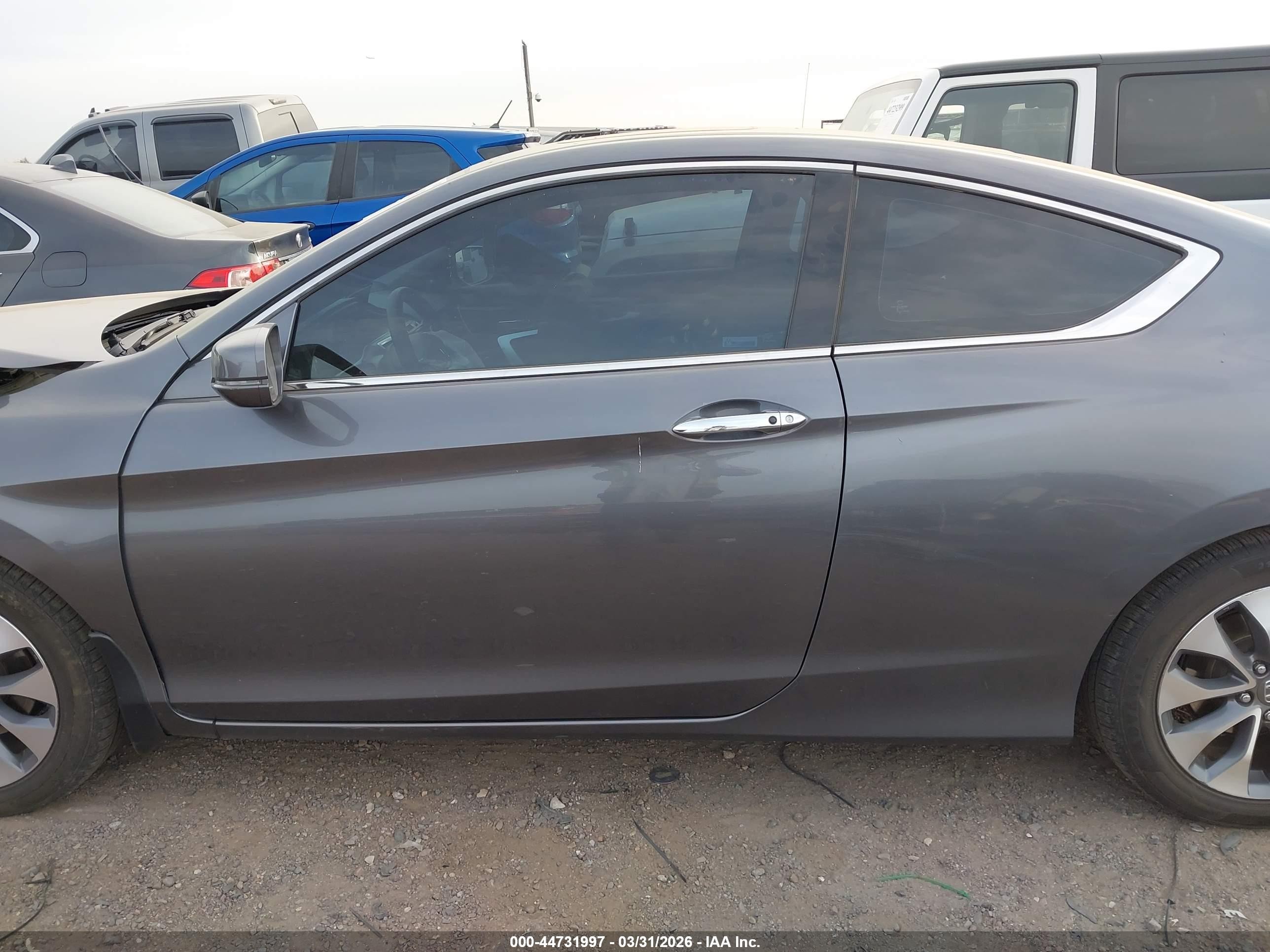 2013 Honda Accord Ex Gray vin: 1HGCT1B76DA015155