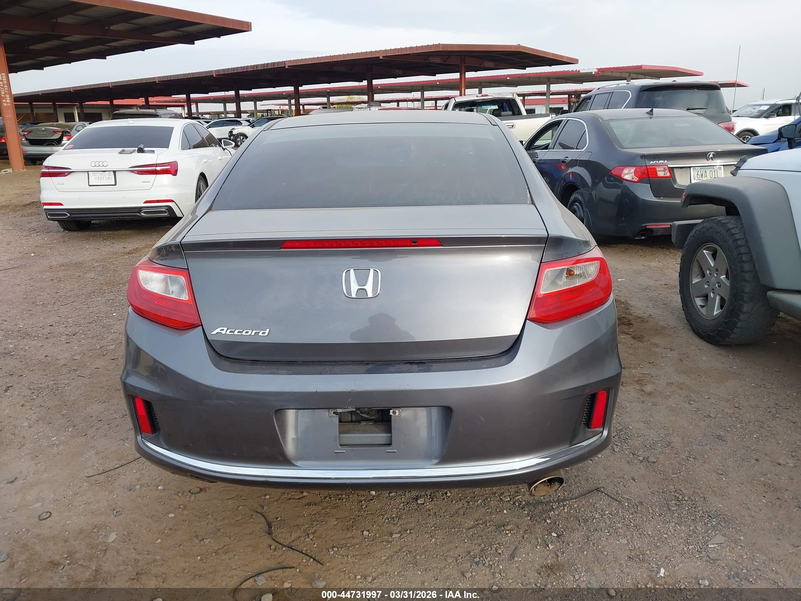 2013 Honda Accord Ex Gray vin: 1HGCT1B76DA015155
