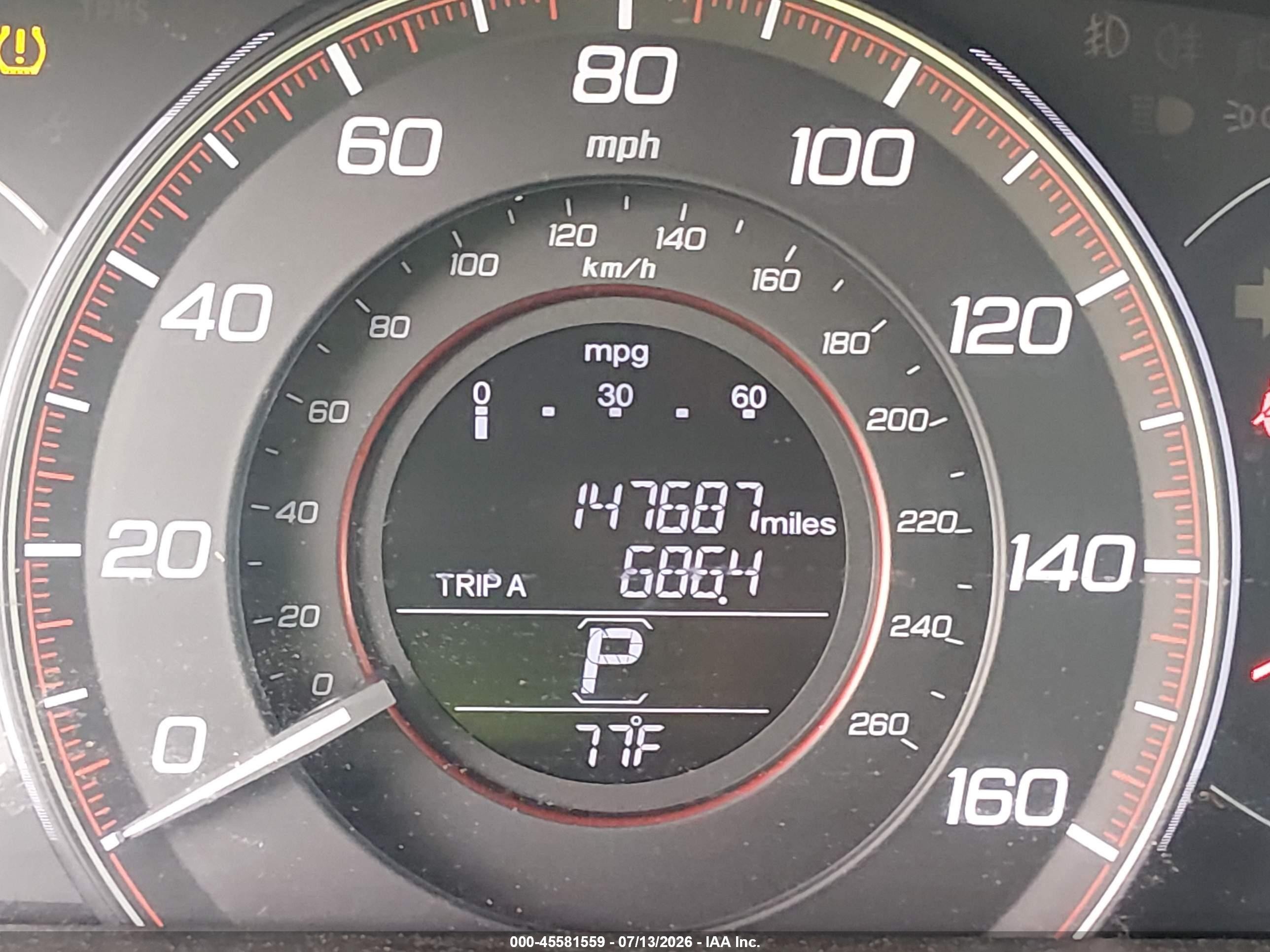 2013 Honda Accord Ex Red vin: 1HGCT1B76DA022106