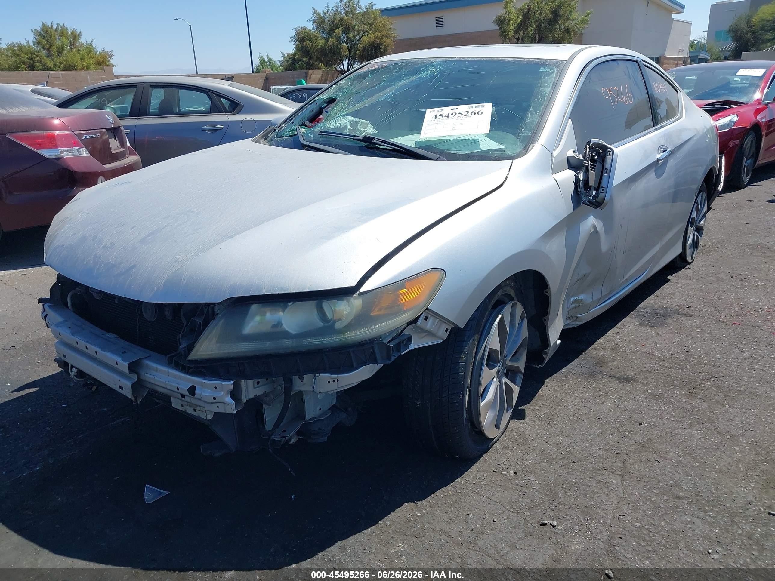 2014 Honda Accord Ex Silver vin: 1HGCT1B76EA007042