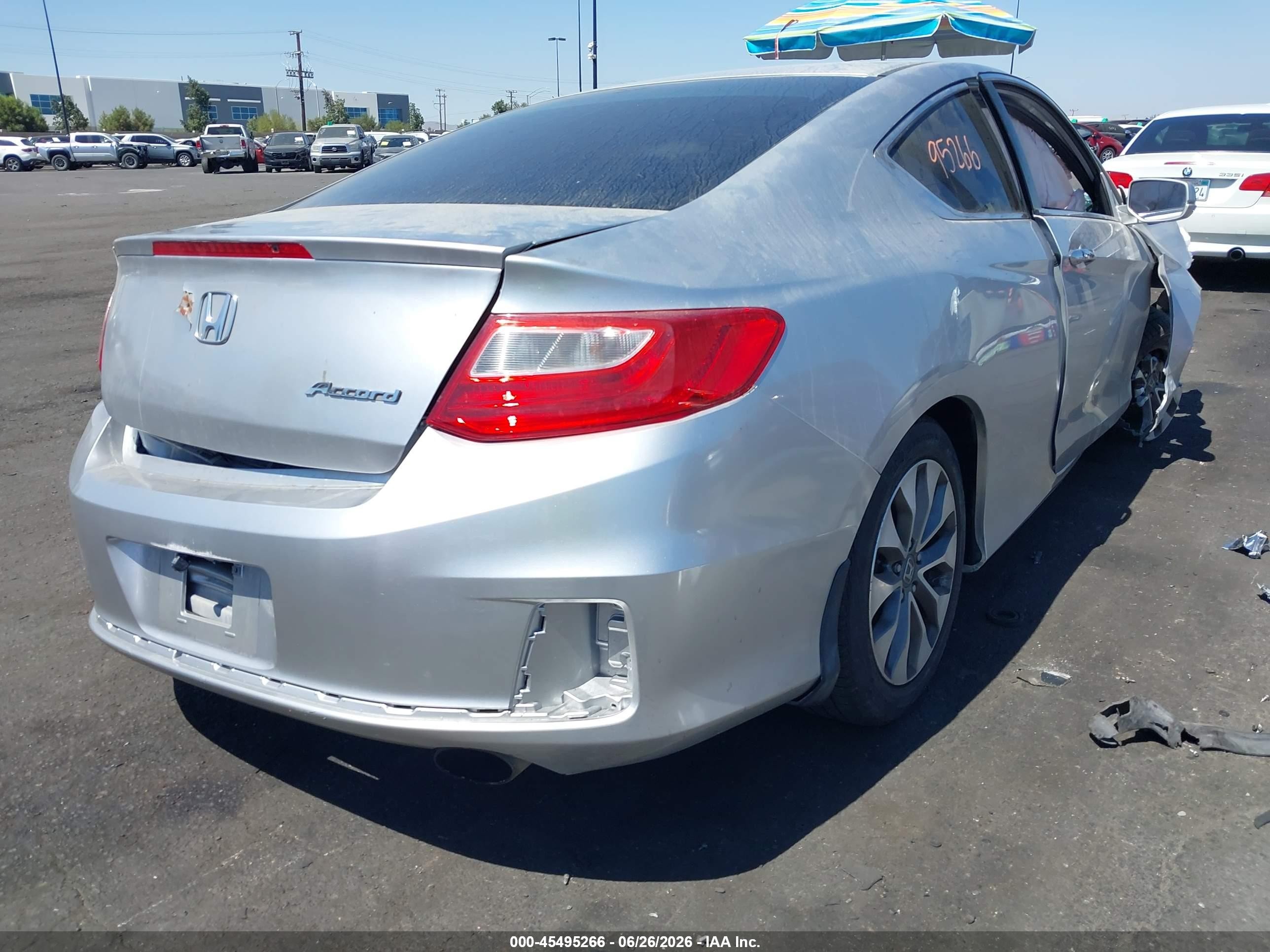 2014 Honda Accord Ex Silver vin: 1HGCT1B76EA007042