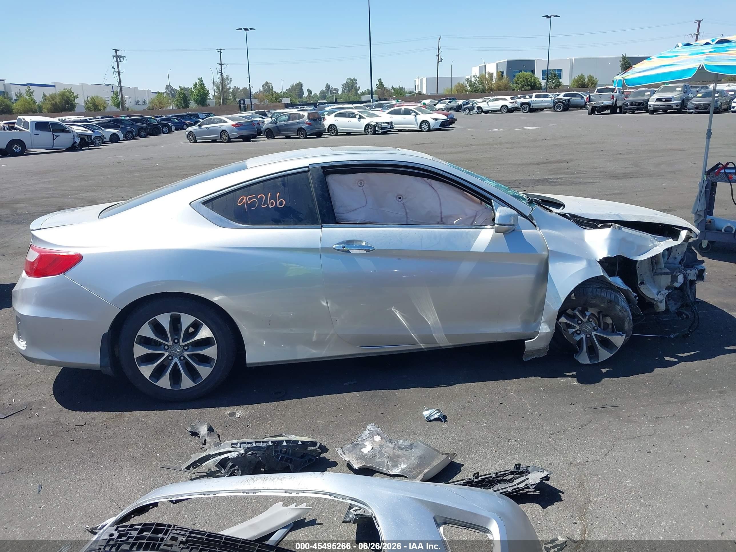 2014 Honda Accord Ex Silver vin: 1HGCT1B76EA007042