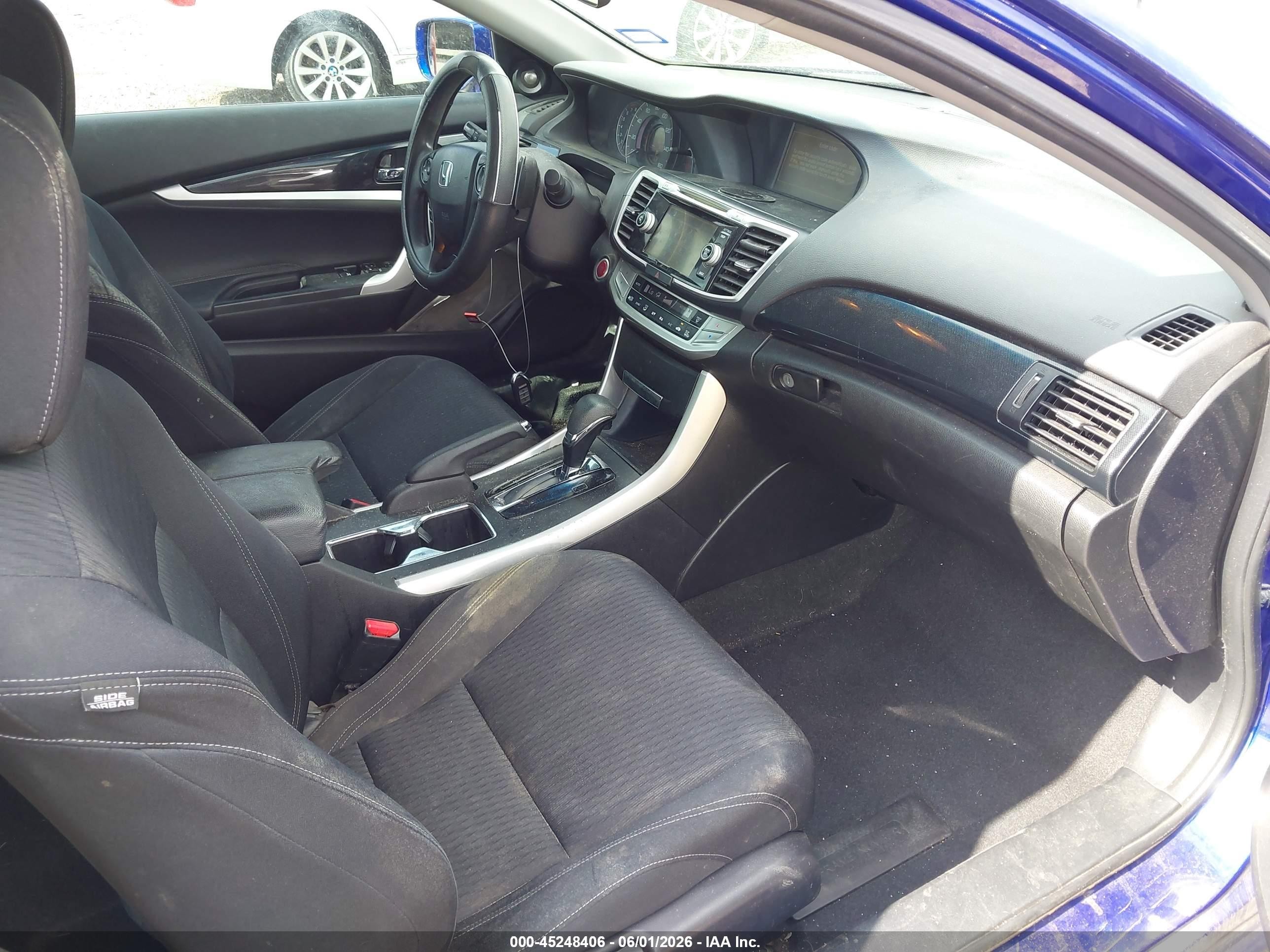 2014 Honda Accord Ex Blue vin: 1HGCT1B76EA011690