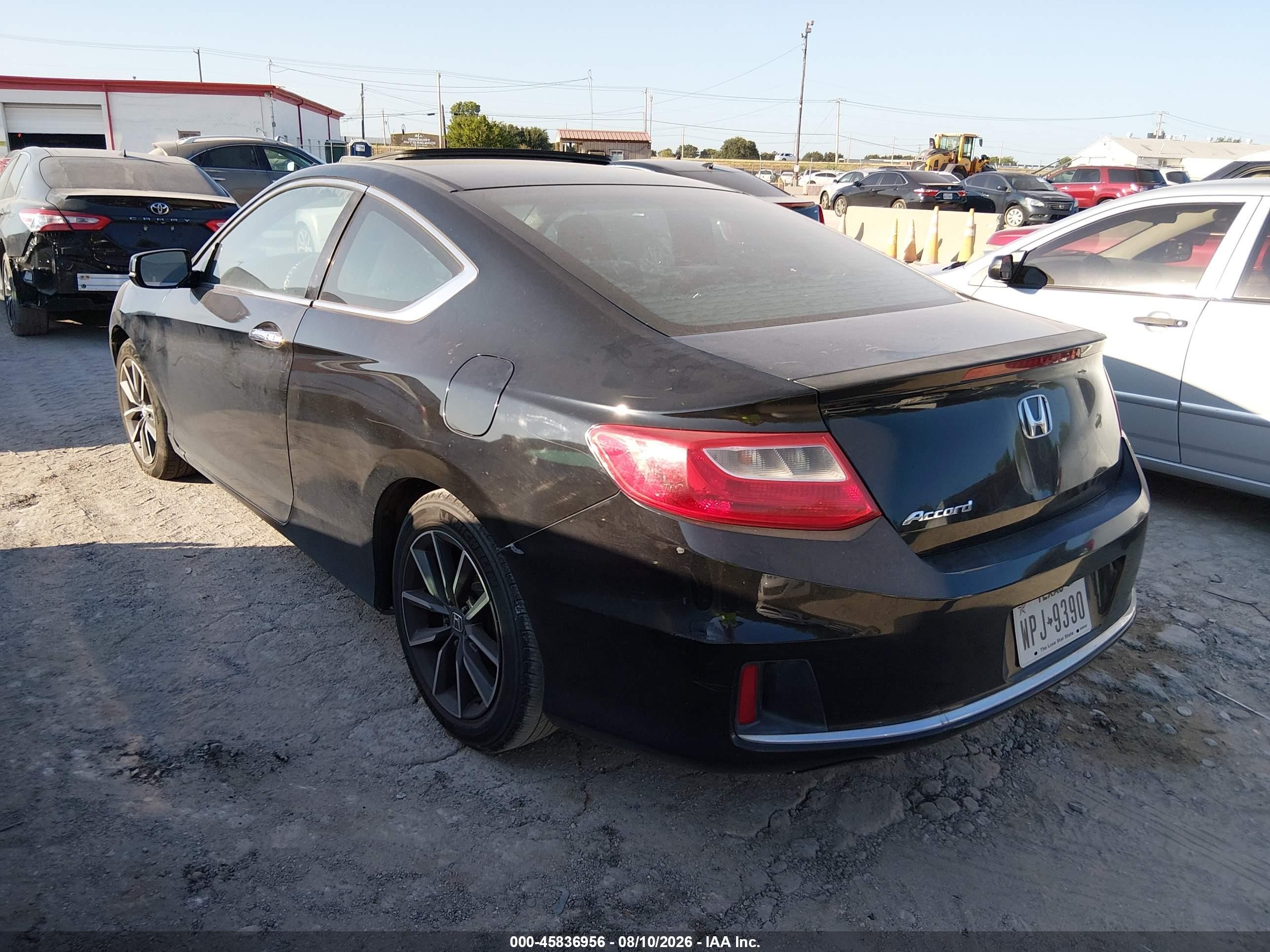 2014 Honda Accord Ex Black vin: 1HGCT1B76EA013133