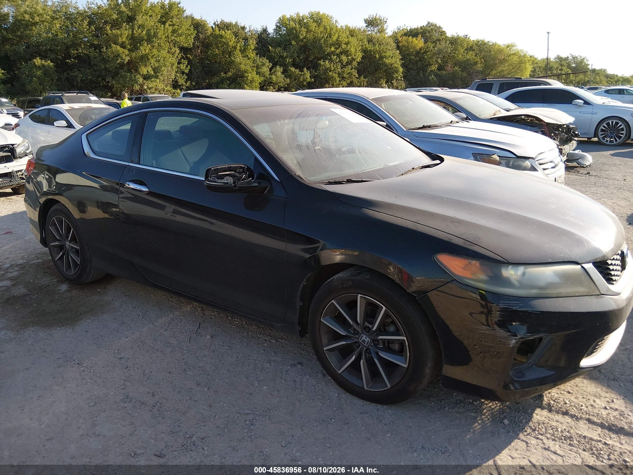 2014 Honda Accord Ex Black vin: 1HGCT1B76EA013133