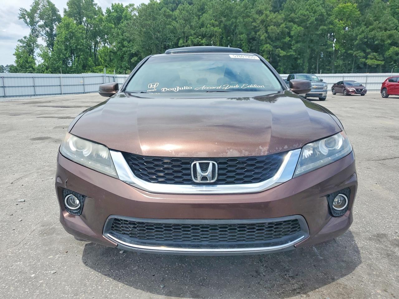 2013 Honda Accord Ex Brown vin: 1HGCT1B77DA000793