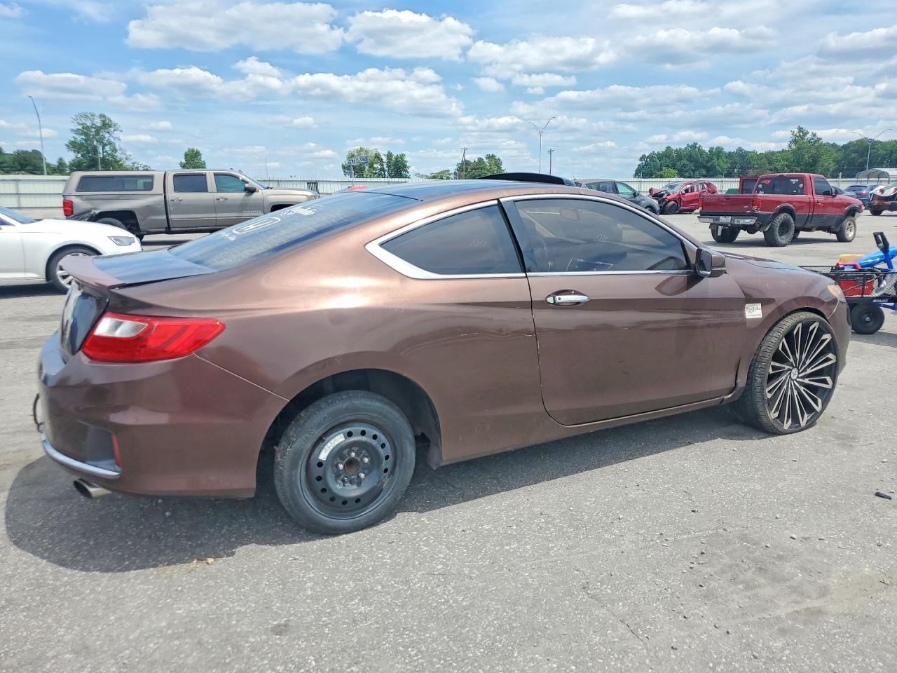 2013 Honda Accord Ex Brown vin: 1HGCT1B77DA000793
