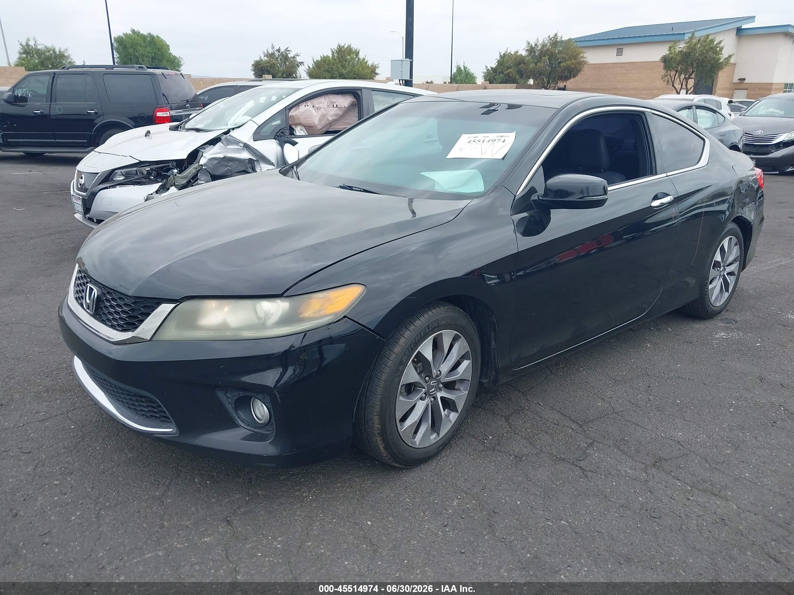2013 Honda Accord Ex Black vin: 1HGCT1B77DA004892