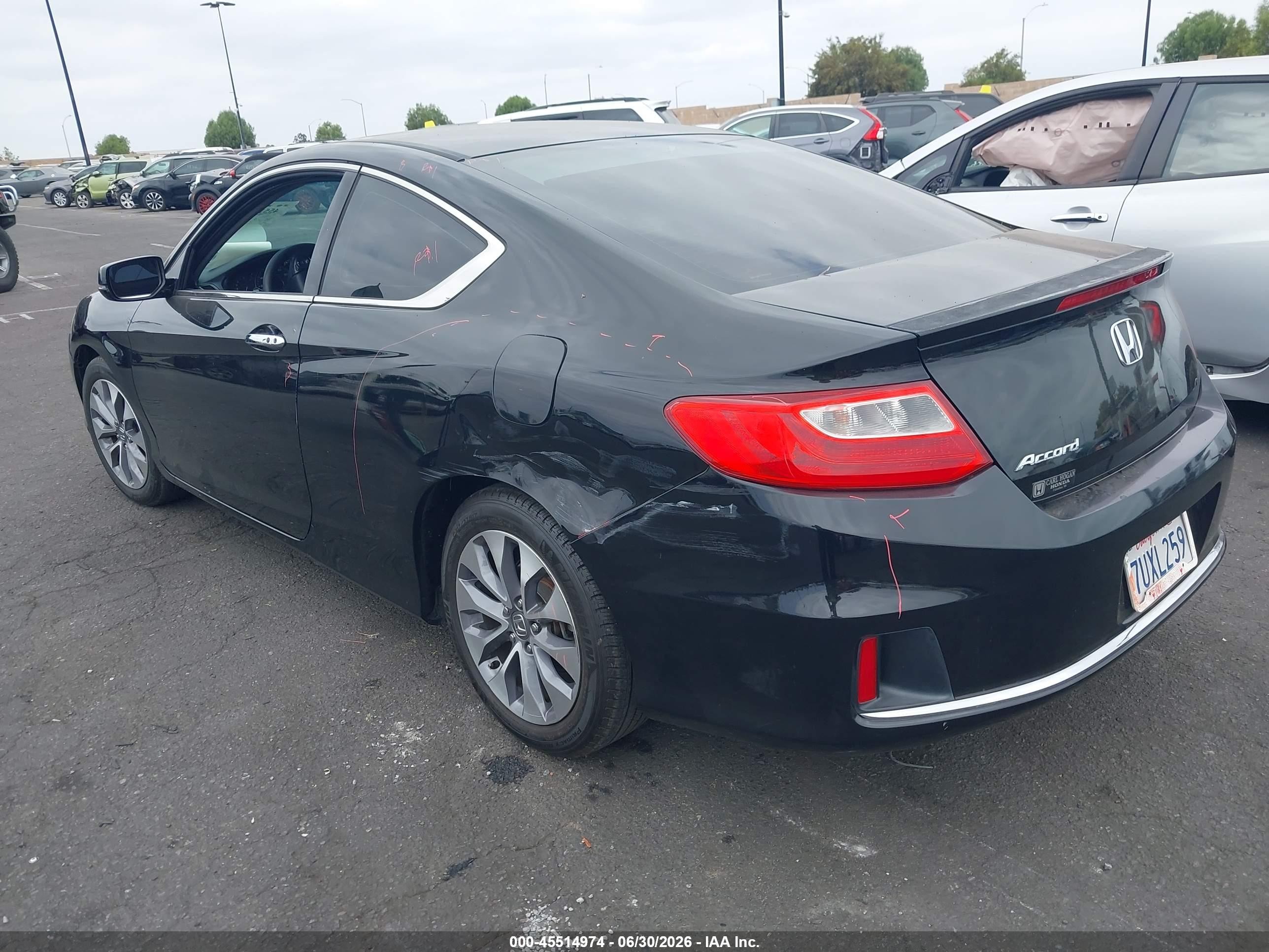 2013 Honda Accord Ex Black vin: 1HGCT1B77DA004892