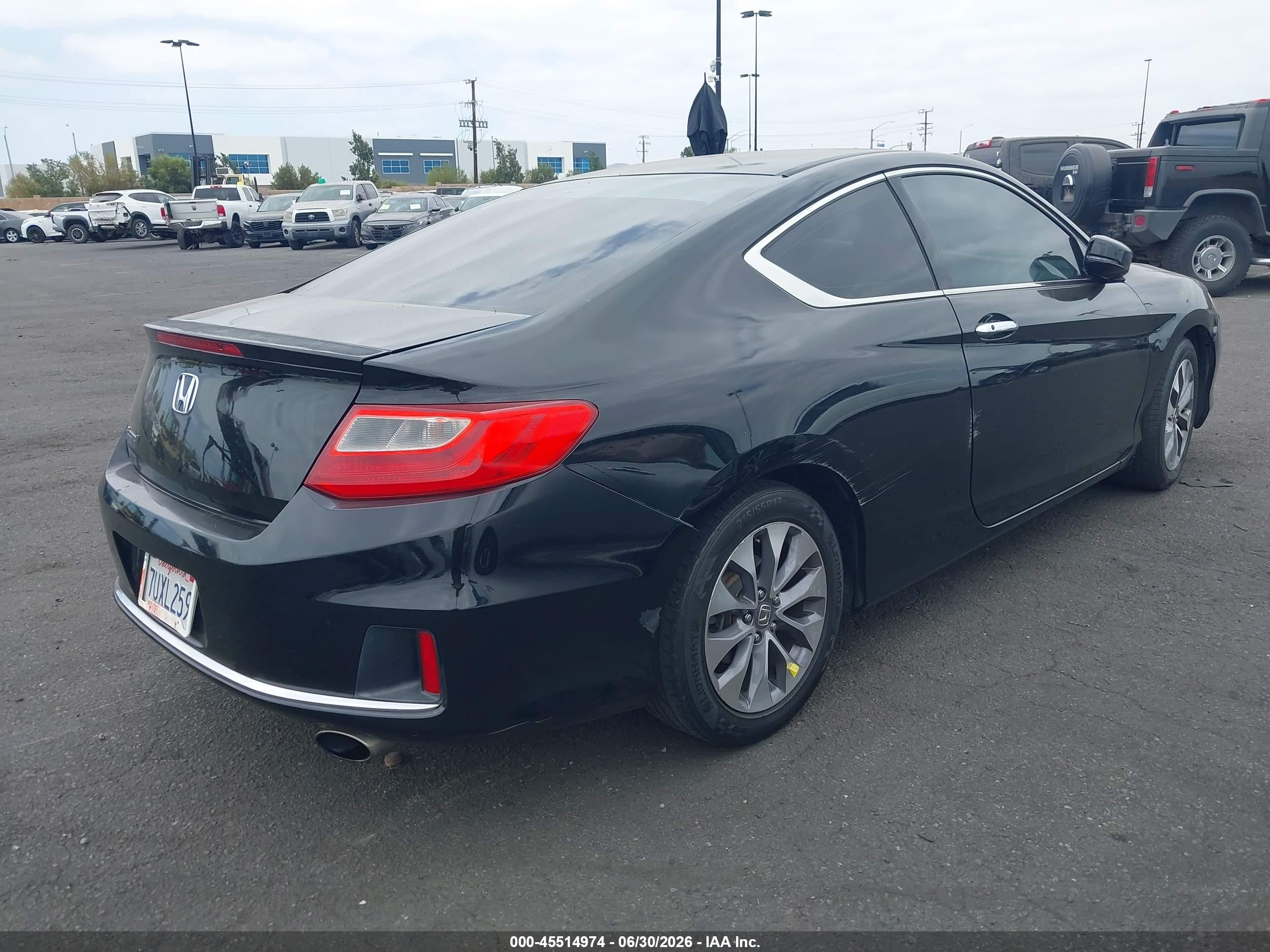 2013 Honda Accord Ex Black vin: 1HGCT1B77DA004892
