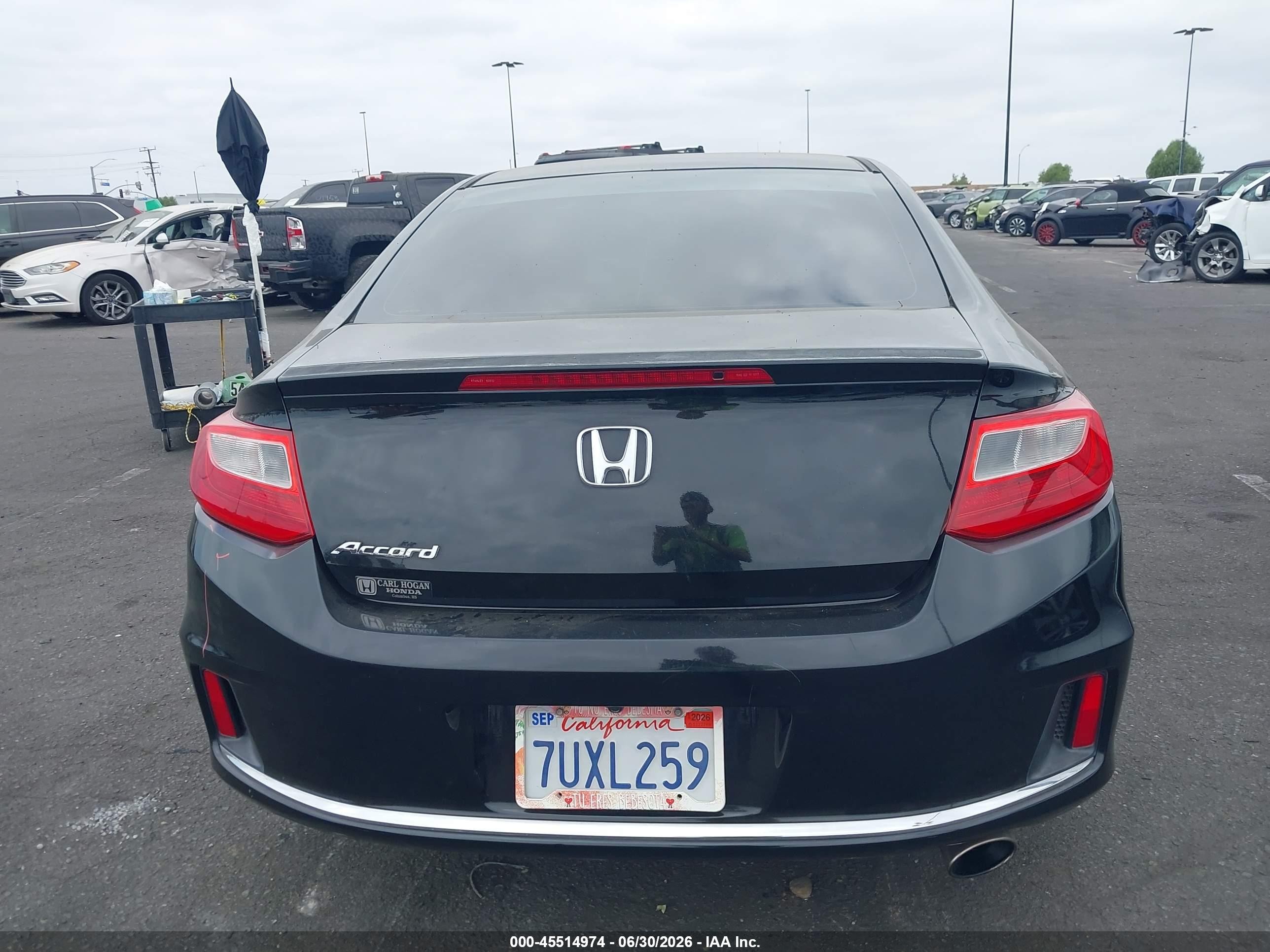 2013 Honda Accord Ex Black vin: 1HGCT1B77DA004892