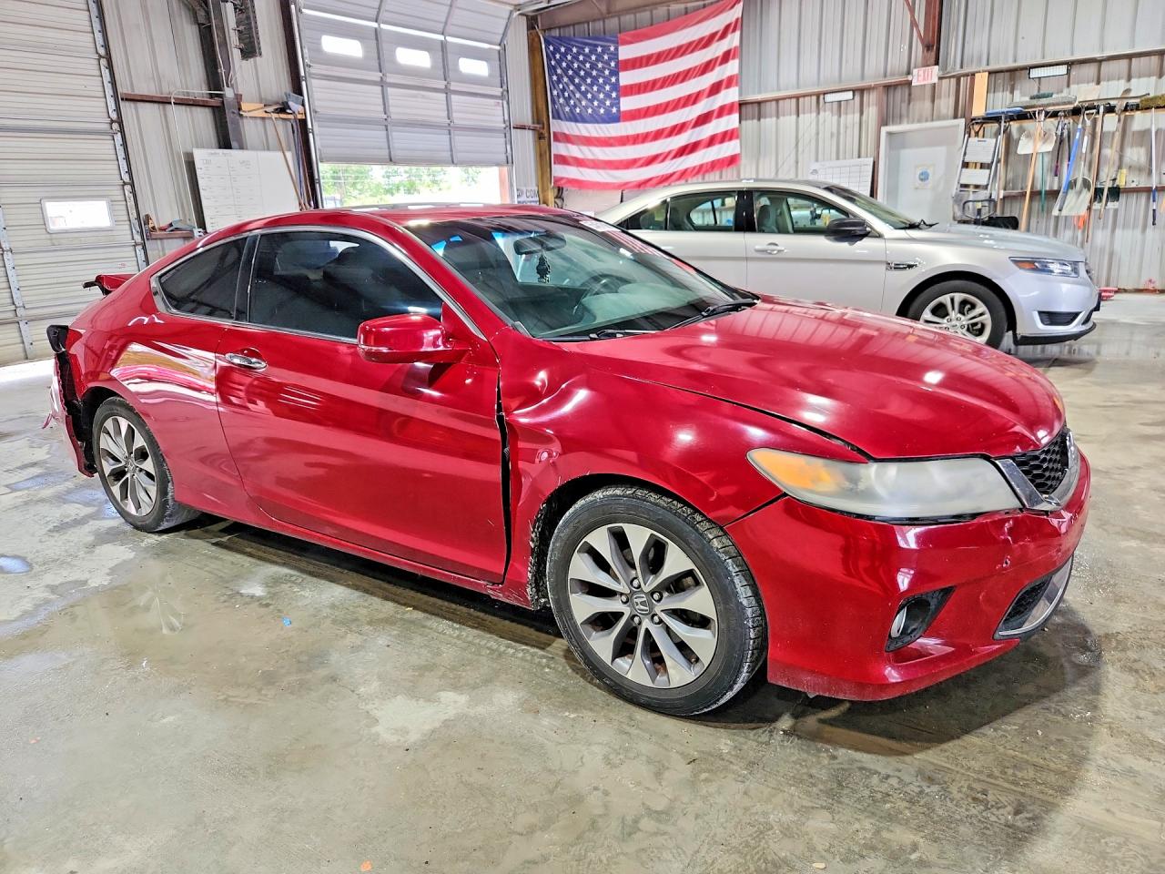 2014 Honda Accord Ex Красный vin: 1HGCT1B77EA003372