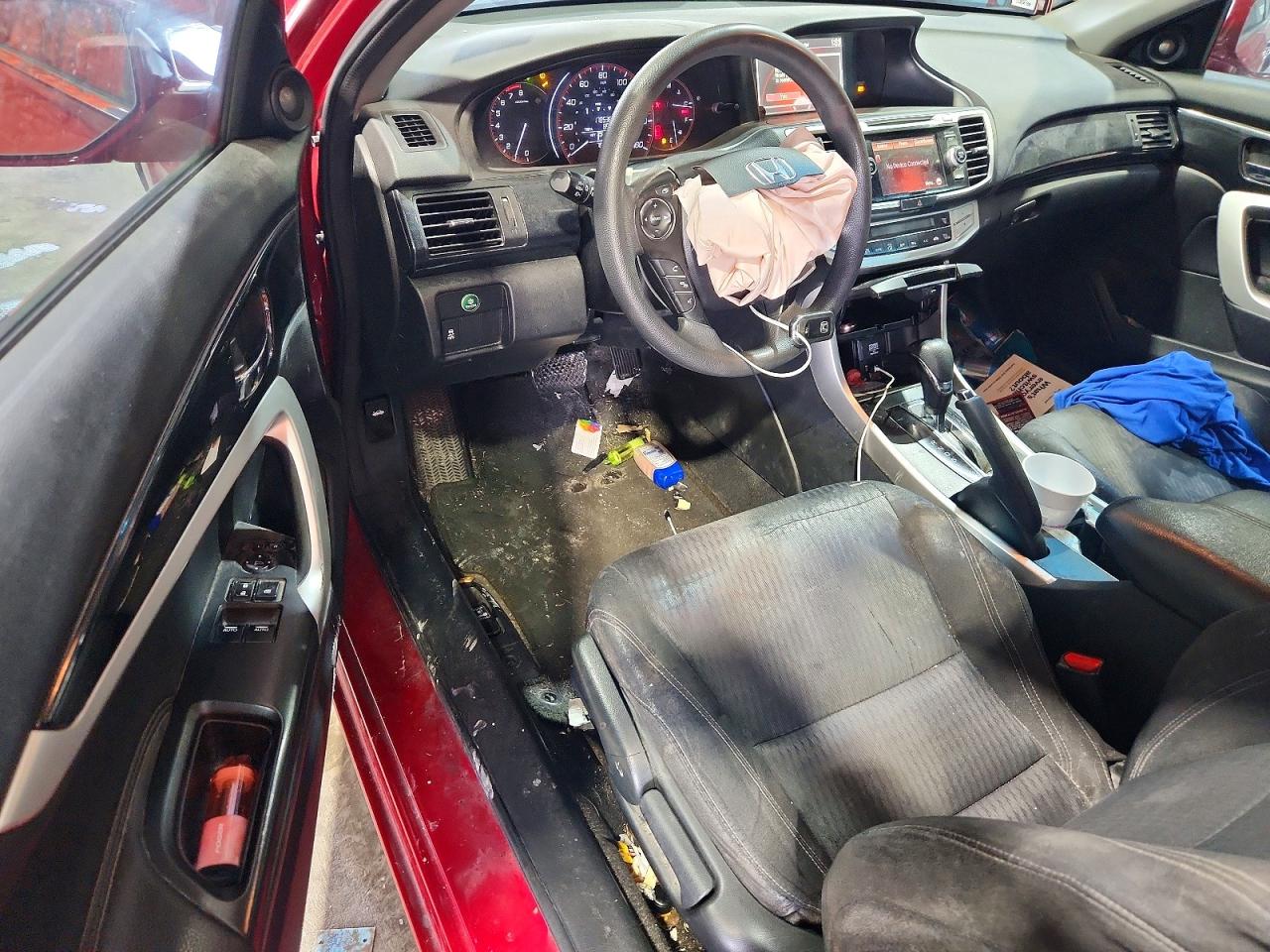 2014 Honda Accord Ex Красный vin: 1HGCT1B77EA003372