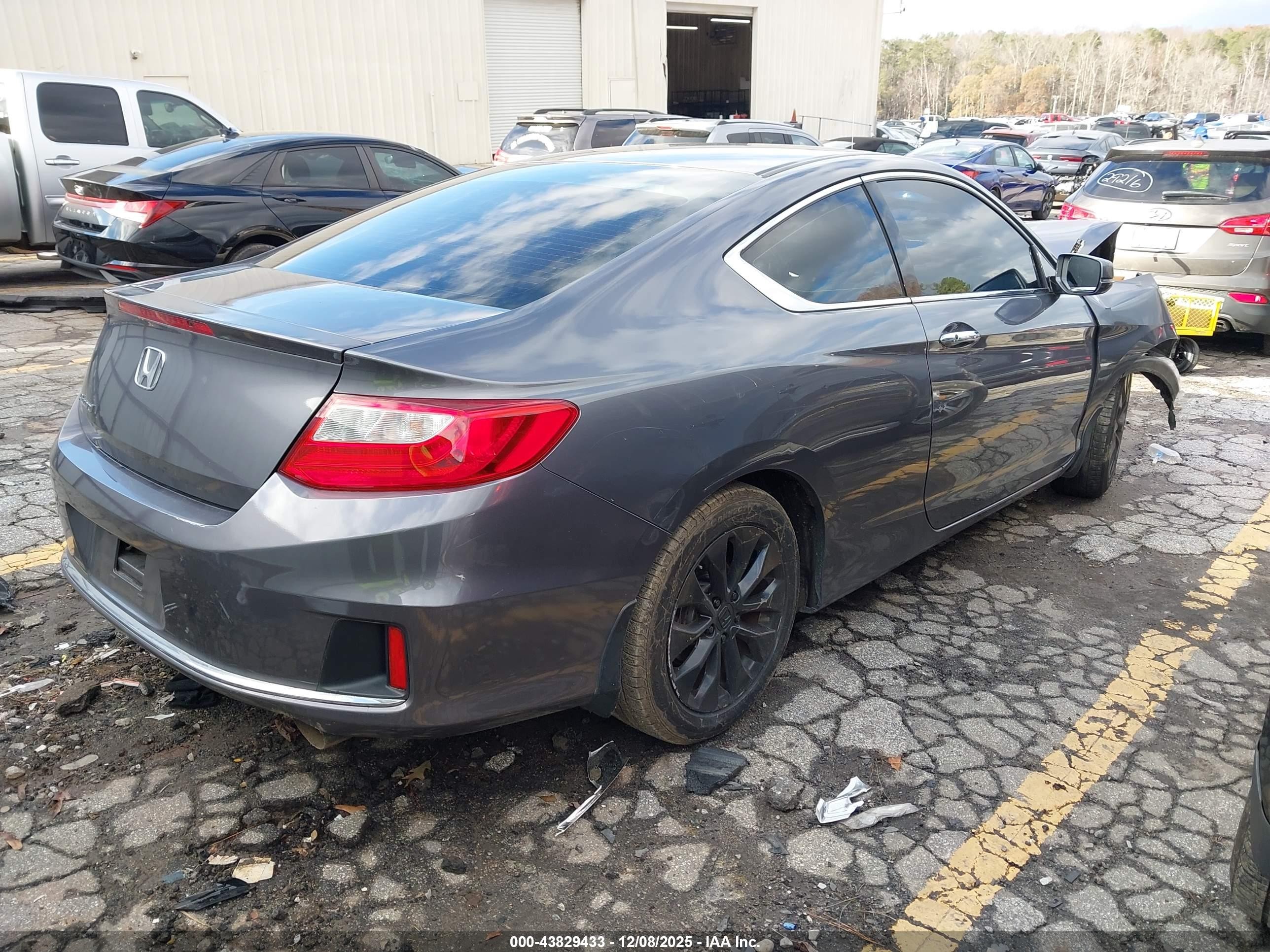 2014 Honda Accord Ex Серый vin: 1HGCT1B77EA003873