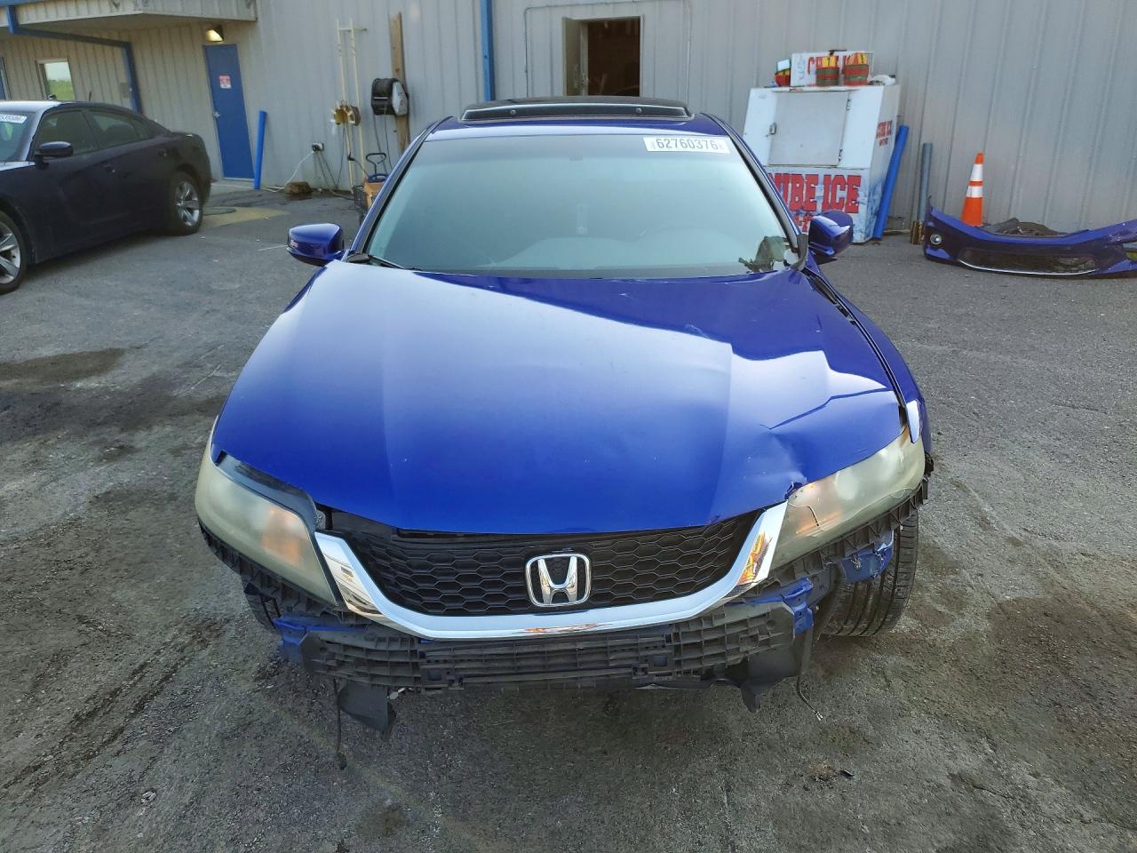 2014 Honda Accord Ex Blue vin: 1HGCT1B77EA011679