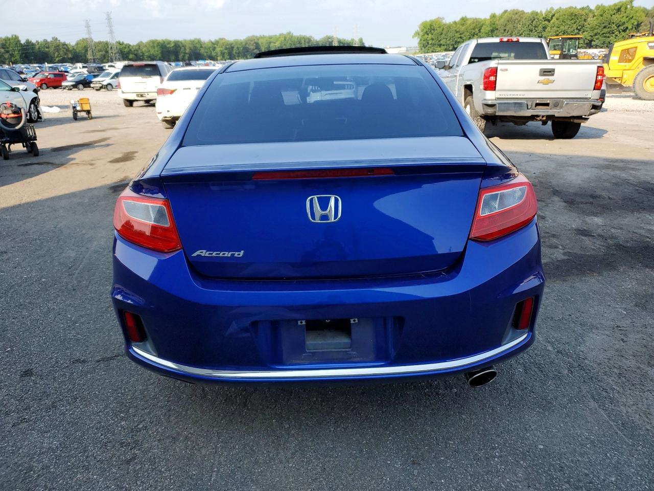 2014 Honda Accord Ex Blue vin: 1HGCT1B77EA011679