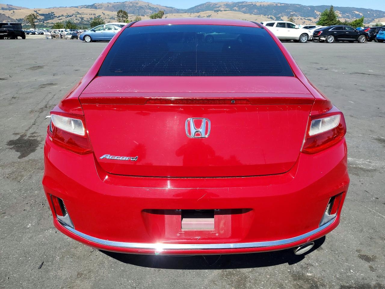 2013 Honda Accord Ex Red vin: 1HGCT1B78DA005761