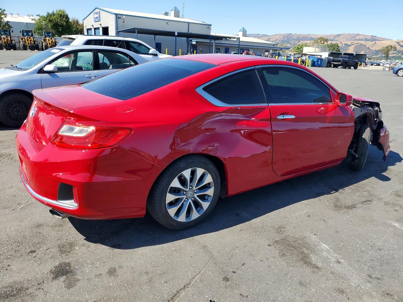 2013 Honda Accord Ex Red vin: 1HGCT1B78DA005761