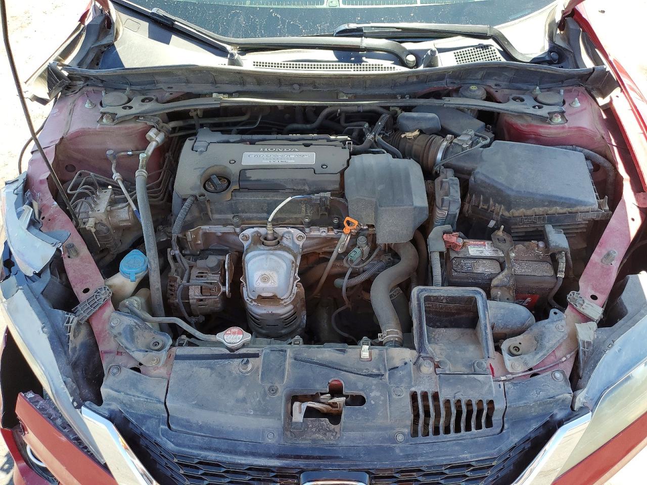 2013 Honda Accord Ex Red vin: 1HGCT1B78DA005761