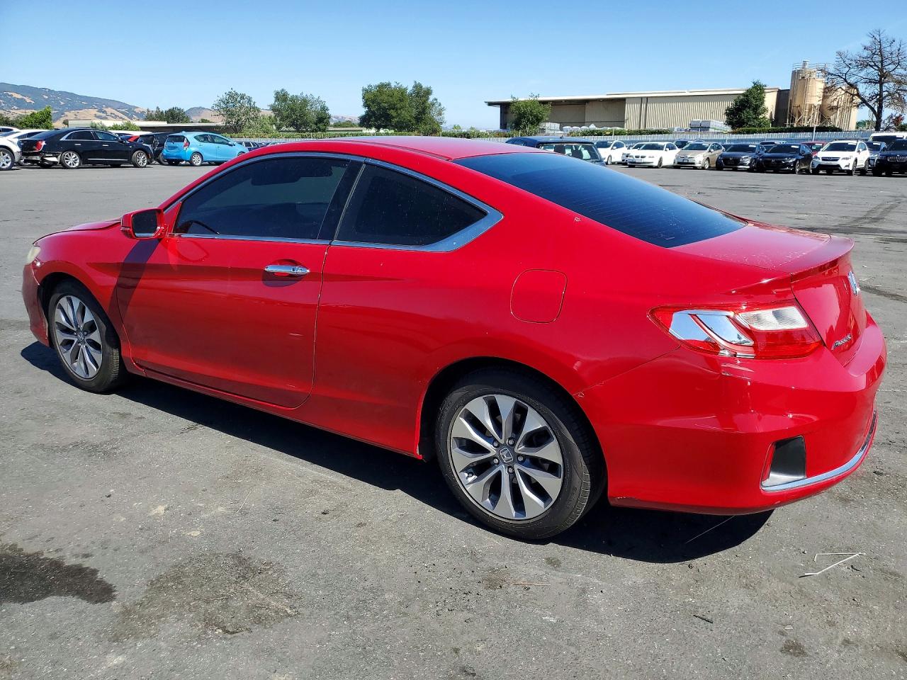 2013 Honda Accord Ex Red vin: 1HGCT1B78DA005761