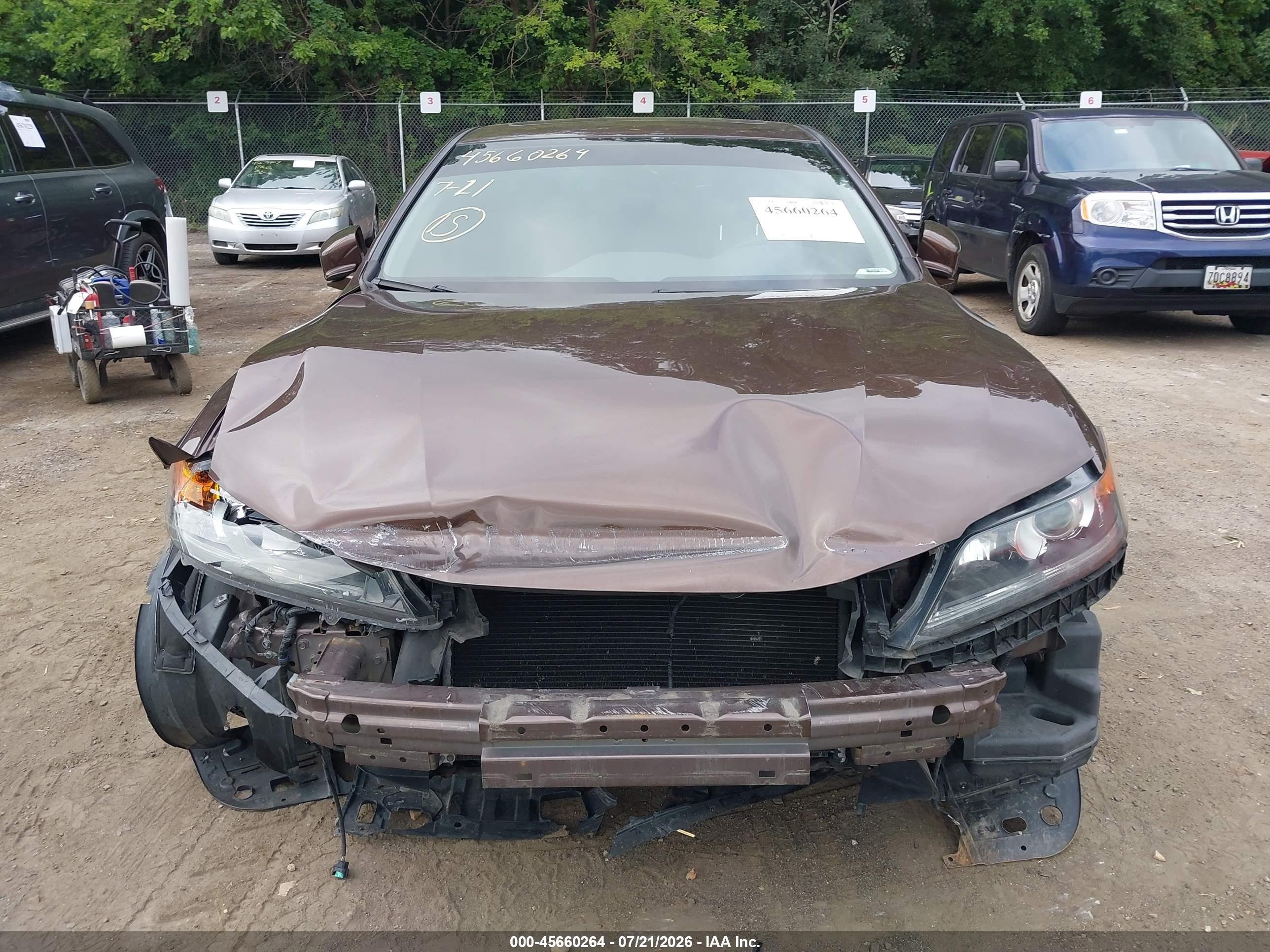 2015 Honda Accord Ex Brown vin: 1HGCT1B78FA002605