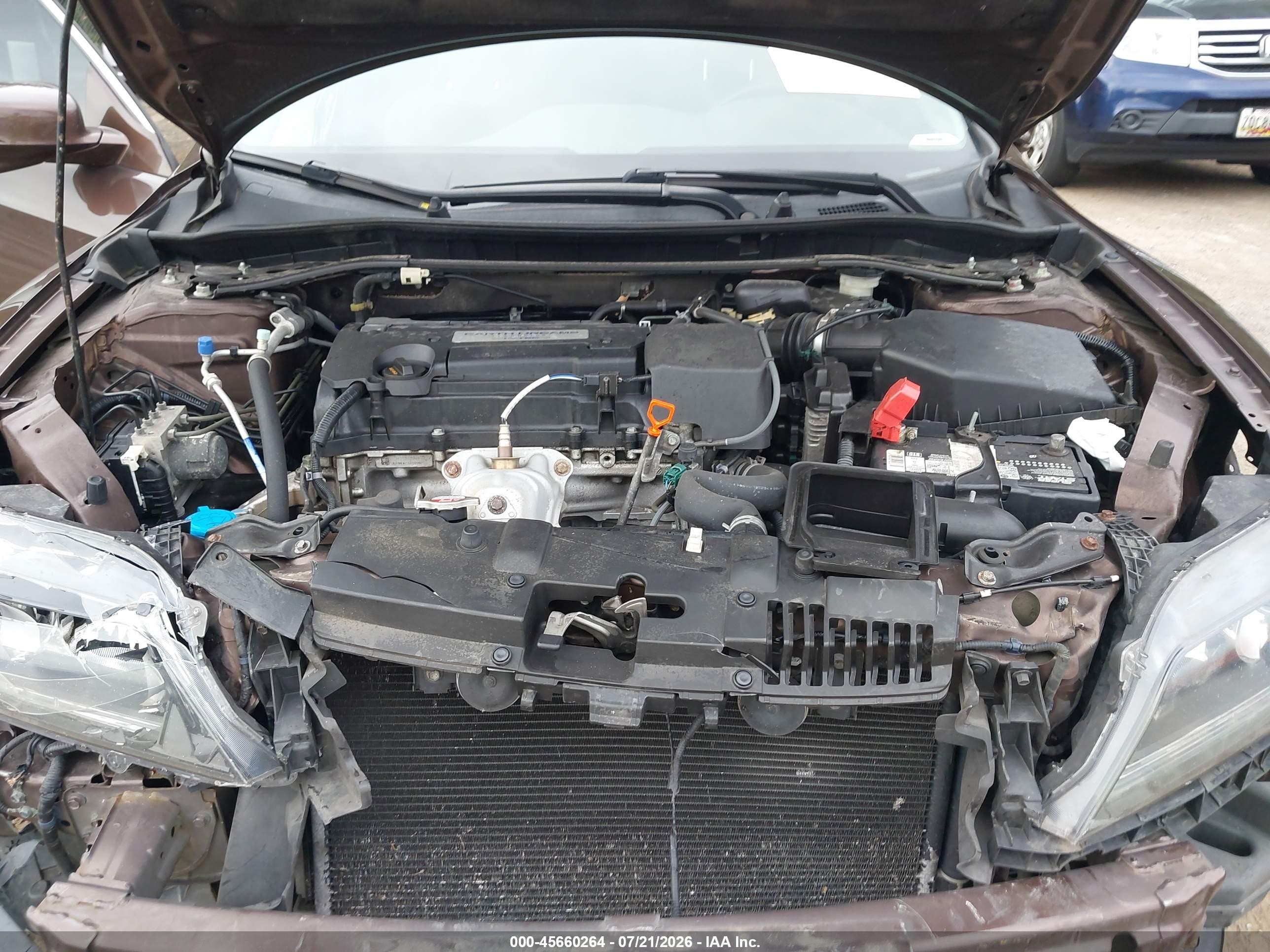2015 Honda Accord Ex Brown vin: 1HGCT1B78FA002605